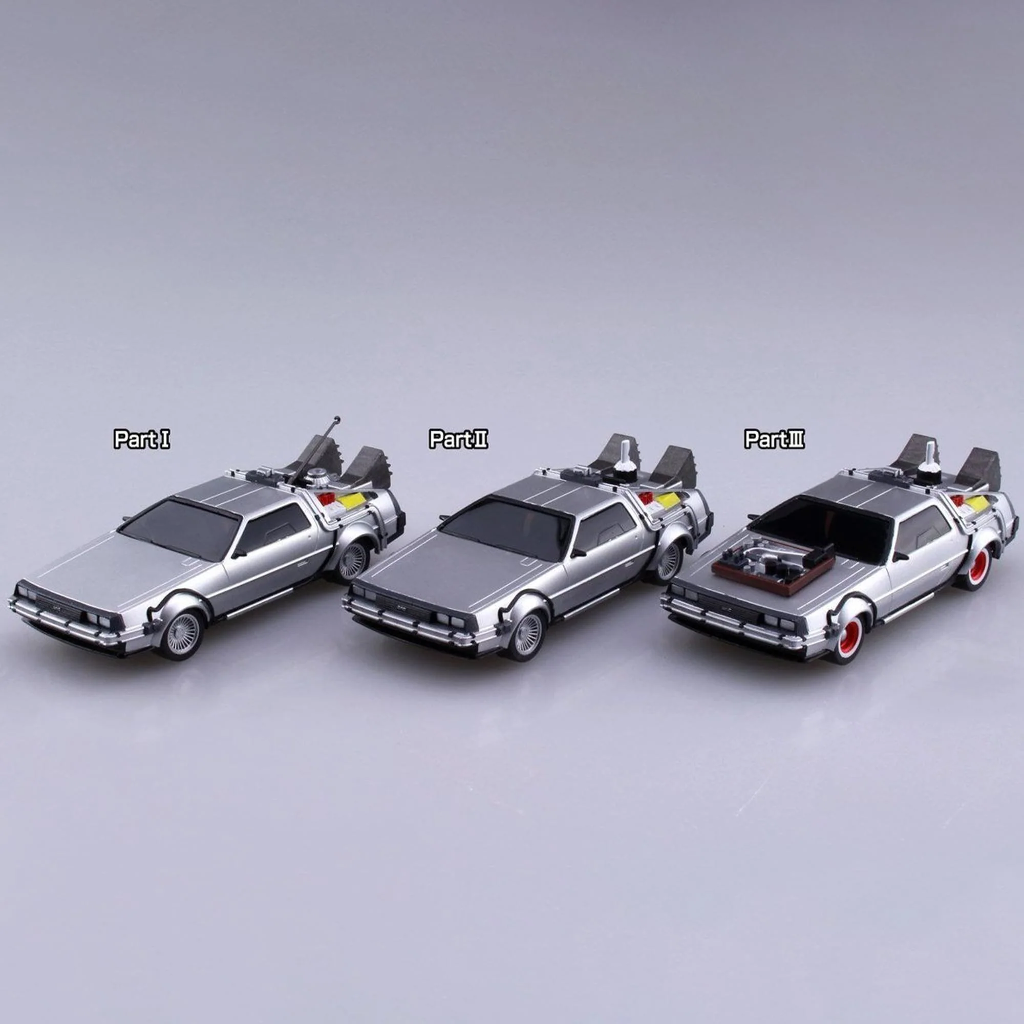 Back to the Future 2 Pullback DeLorean 1/43 Scale Model Kit - Image 6