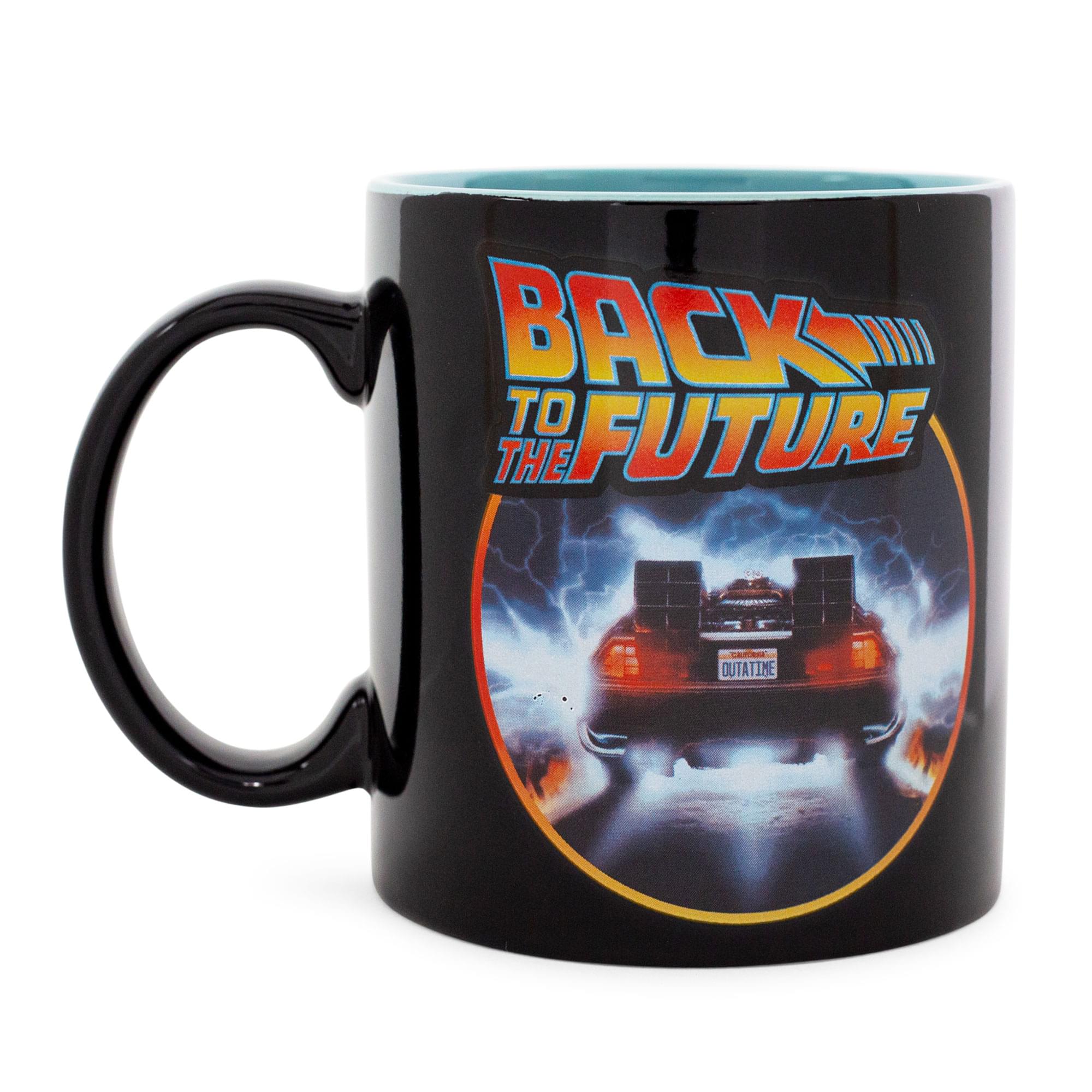 Back To The Future DeLorean Time Machine Ceramic Mug | Holds 20 Ounces - Image 2