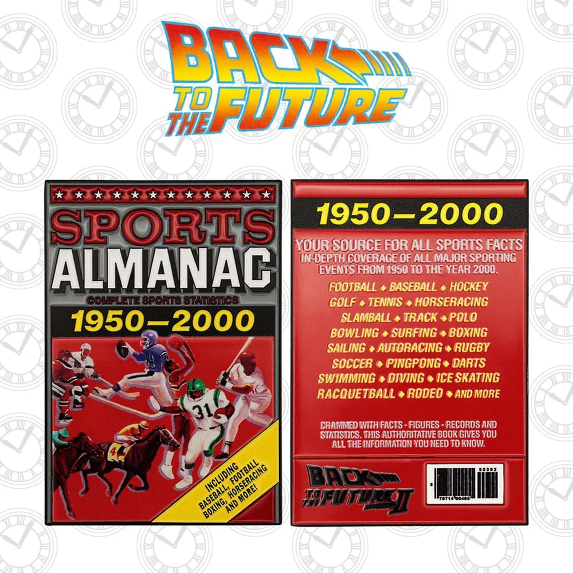 Back to the Future Limited Edition Sport Almanac Ingot - Image 8