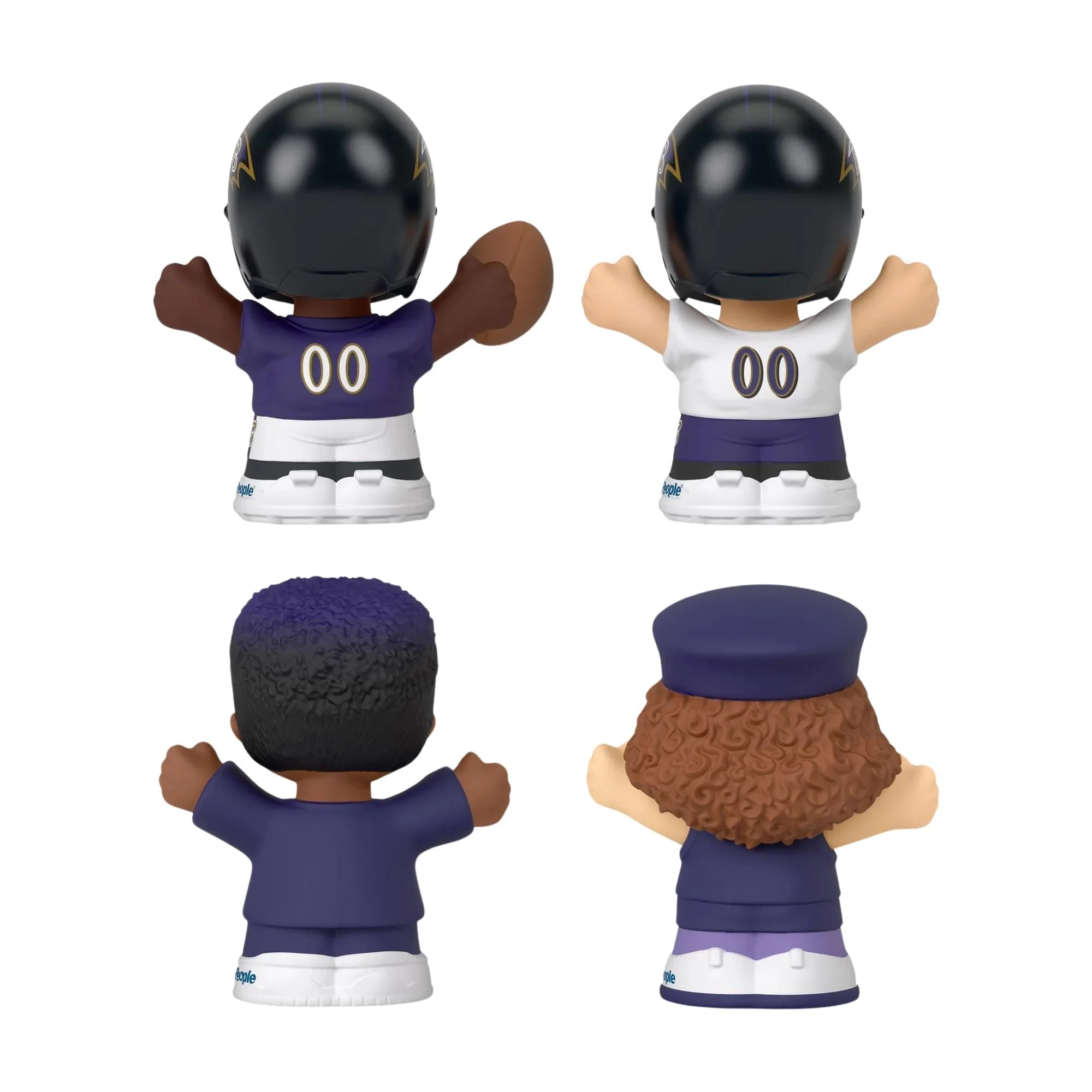 Baltimore Ravens 4-Piece NFL Little People Collector Set - Image 4