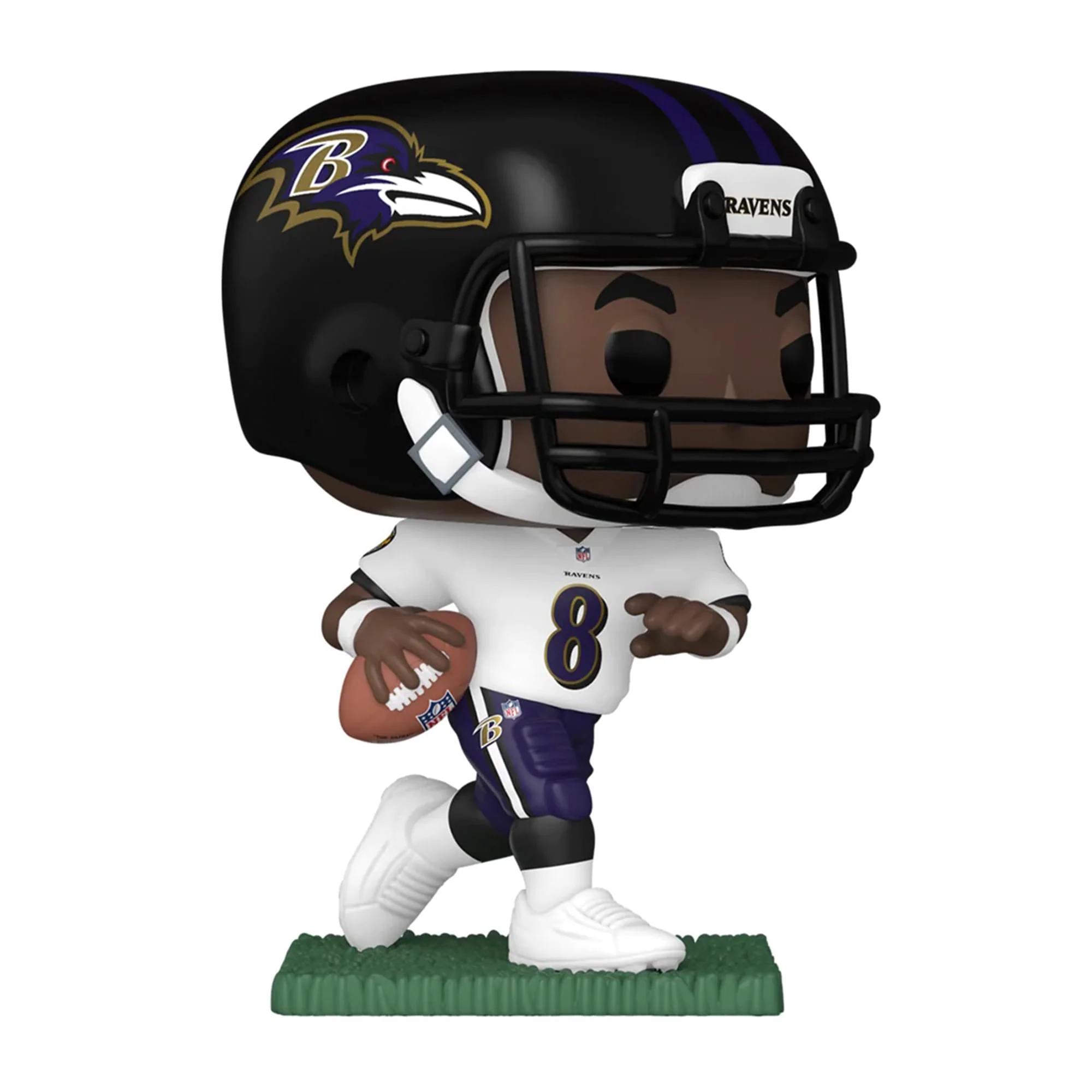 Baltimore Ravens NFL Funko POP | Lamar Jackson (Away Jersey) - Image 2