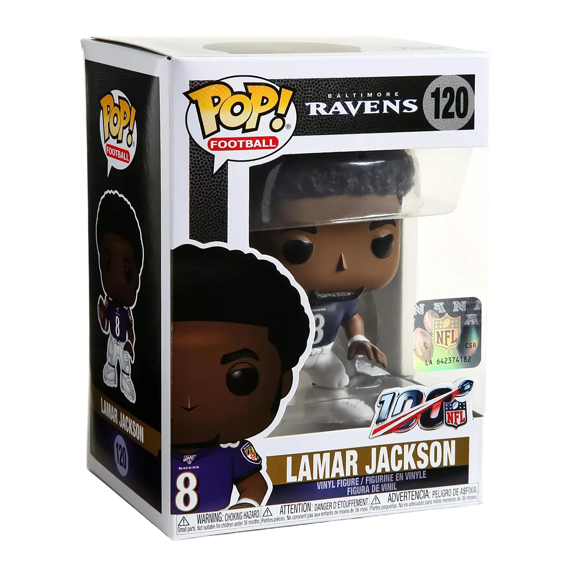 Baltimore Ravens NFL Funko POP Vinyl Figure | Lamar Jackson - Image 2