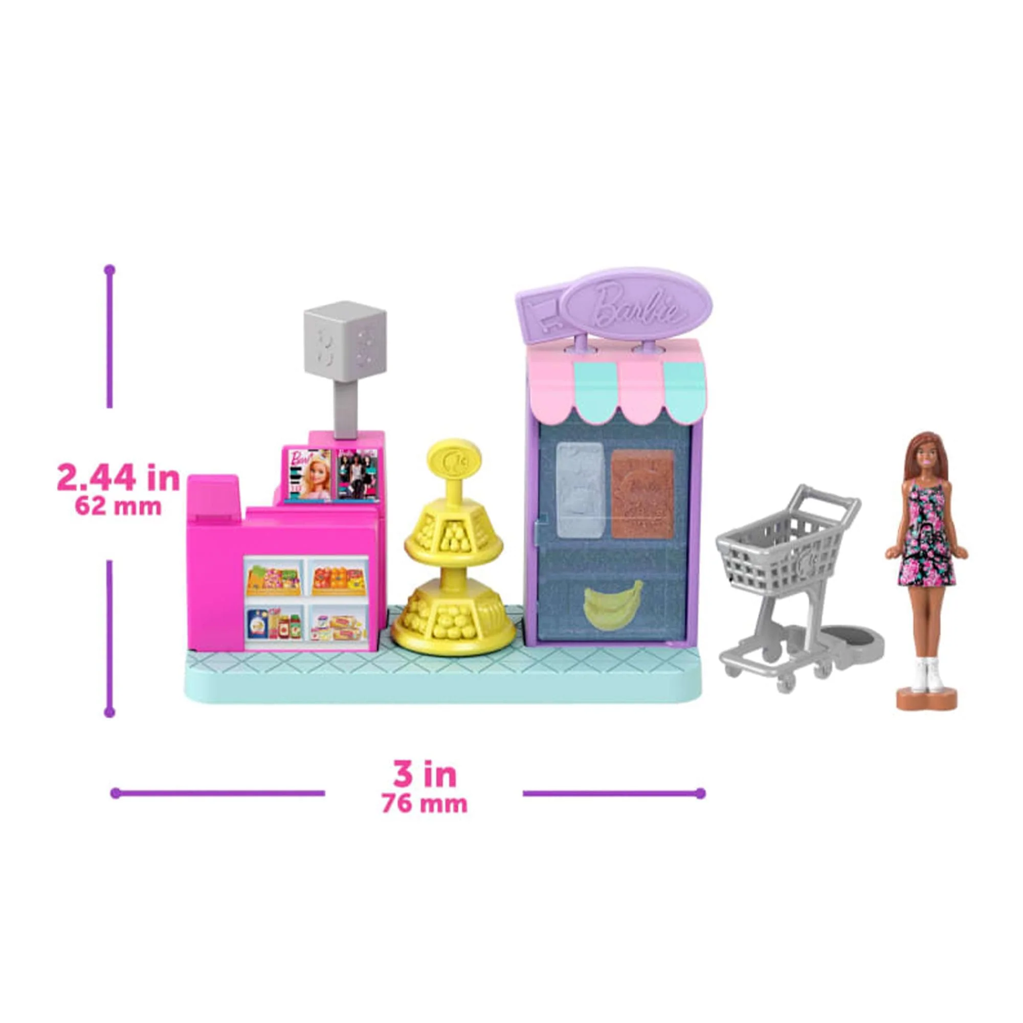 Barbie Mini Barbieland DreamHouse Playset with Dolls - Image 2