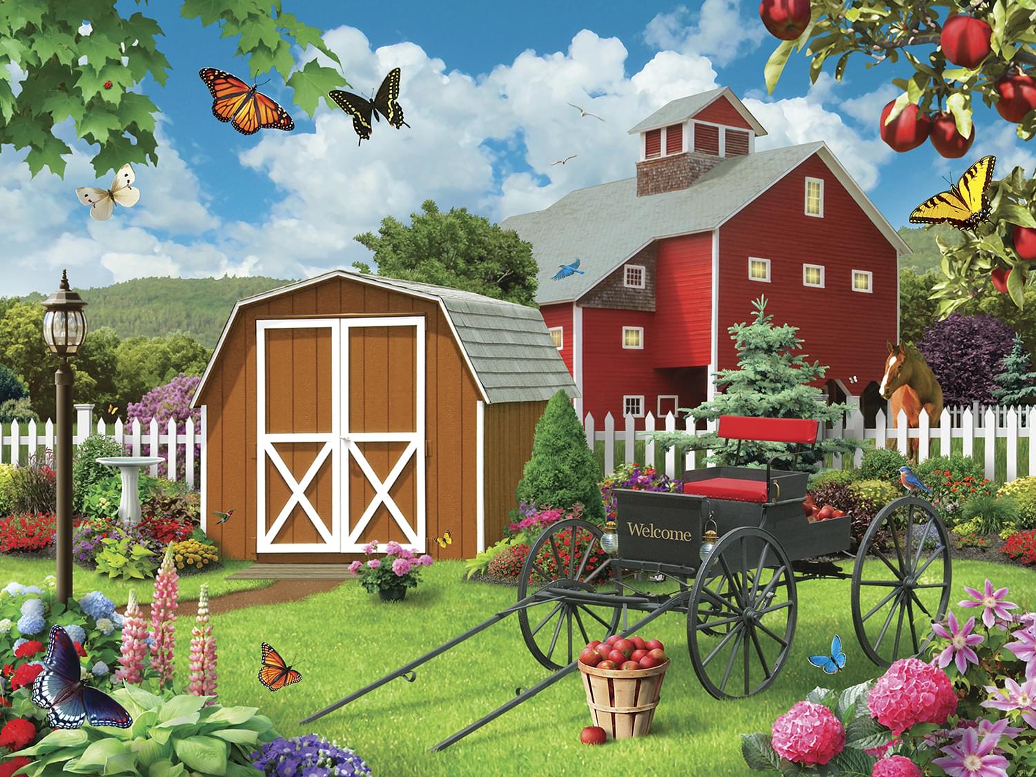 Barnyard Beauties 300 Piece Large EZ Grip Jigsaw Puzzle - Image 3