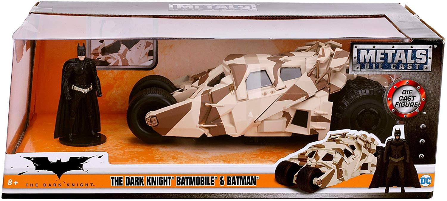 Batman & The Dark Knight Batmobile 1:24 Die Cast Vehicle with Figure - Image 3