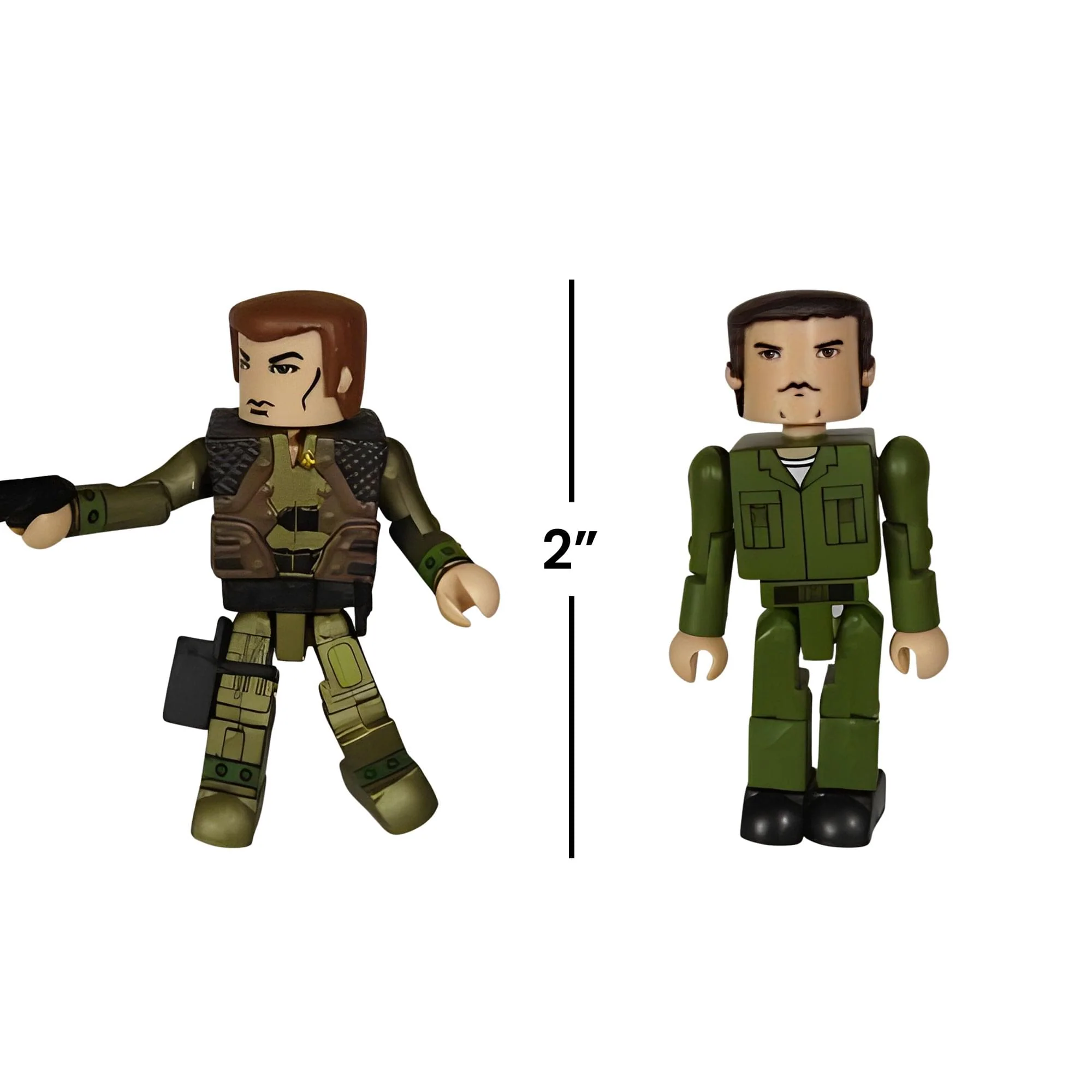 Battlestar Galactica Minimates Lt. Helo And Chief Galen Tyrol Action Figures - Image 4