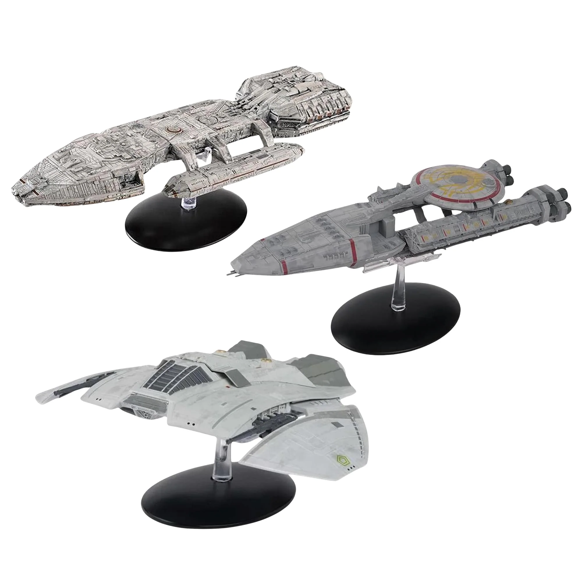 Eaglemoss Battlestar Galactica Ship Replica Set of 3 New Original Packaging