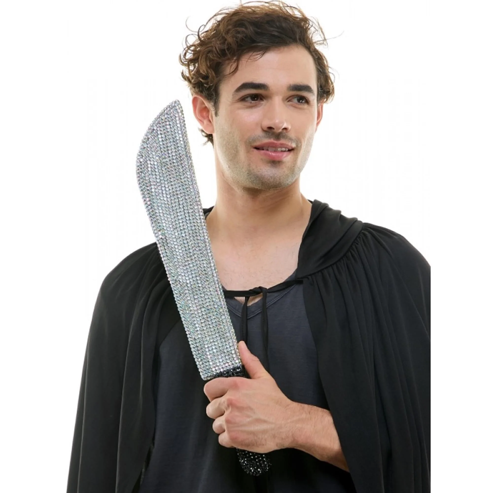 Bedazzled Rhinestone Machete Adult Costume Accessory - Image 2