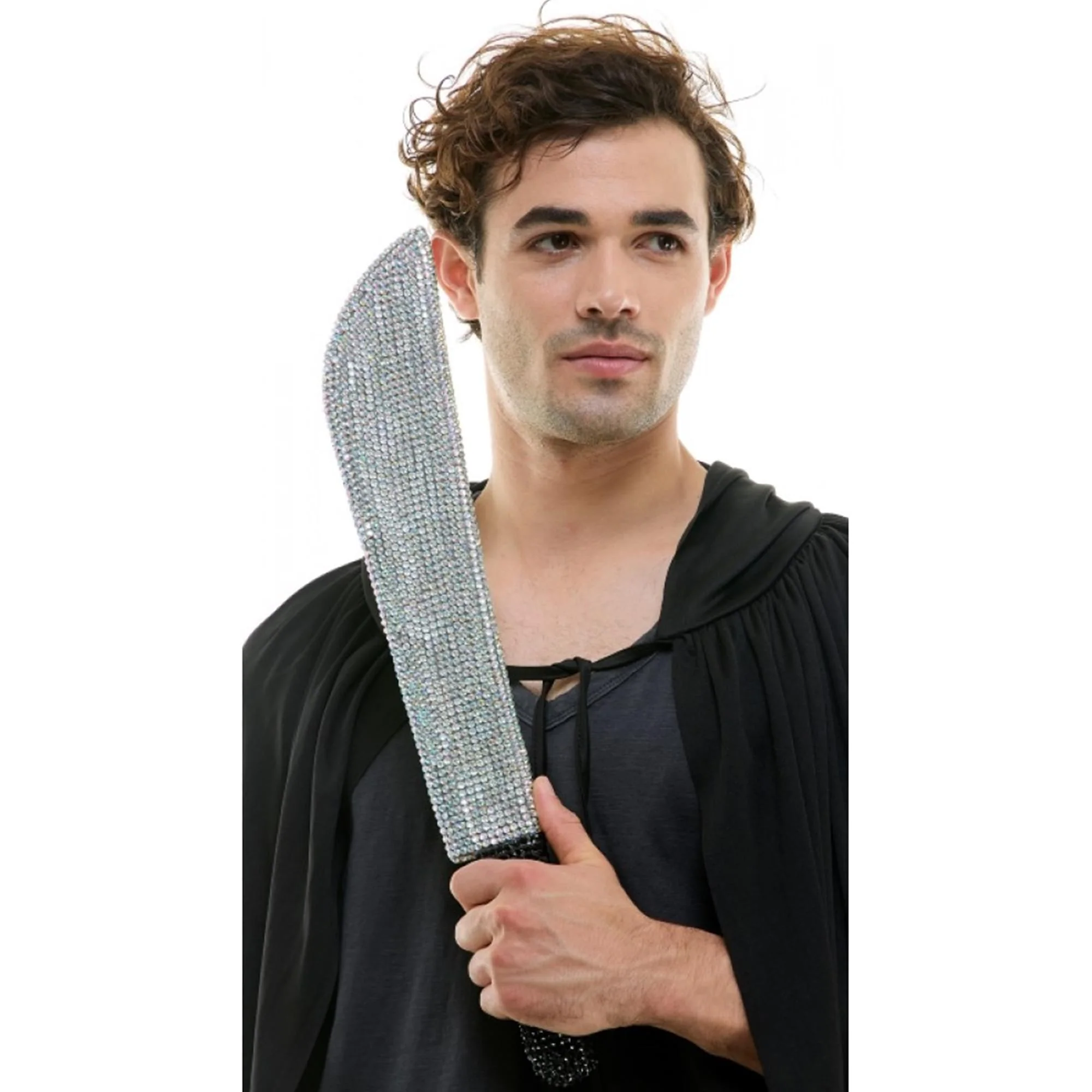 Bedazzled Rhinestone Machete Adult Costume Accessory - Image 5