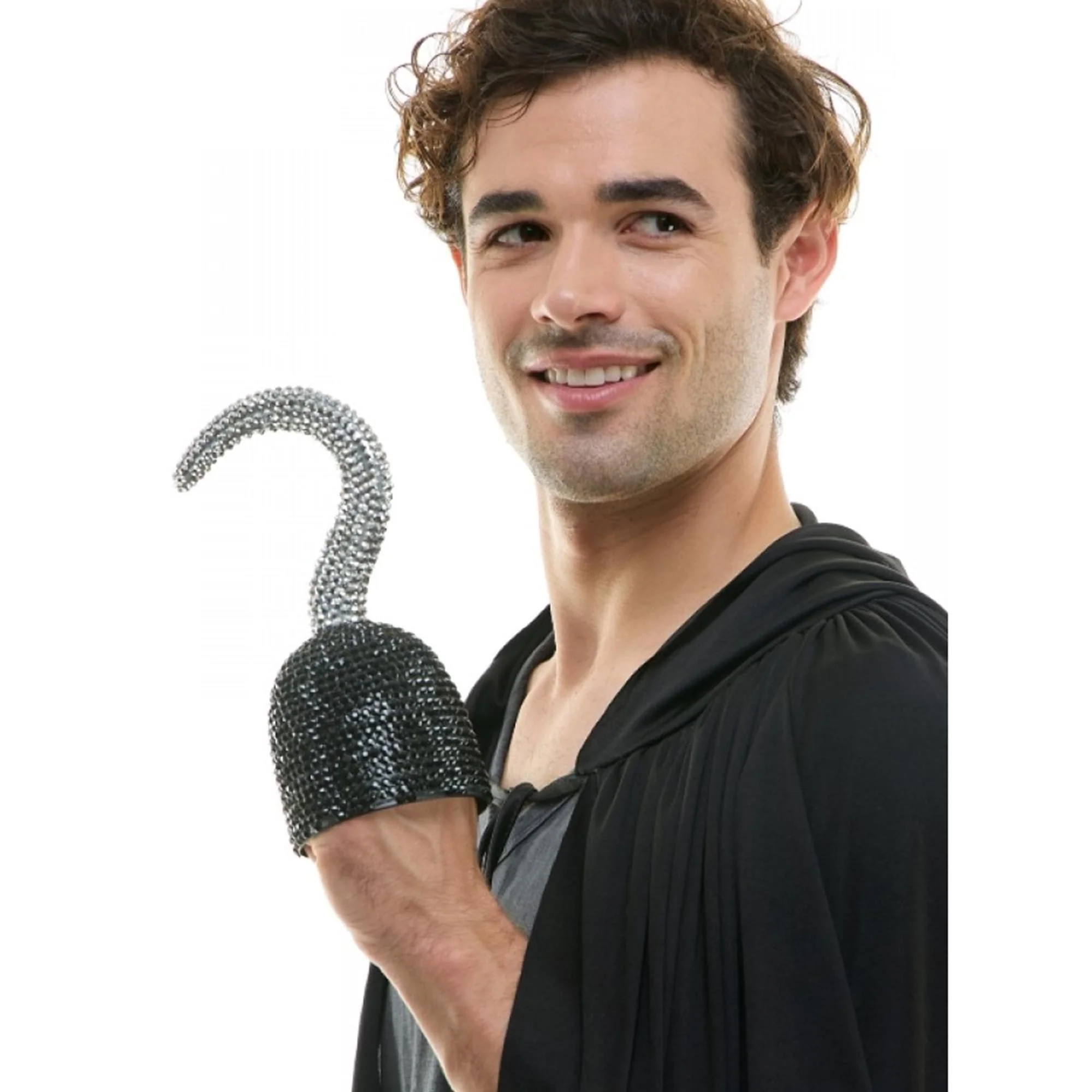 Bedazzled Rhinestone Pirate Hook Adult Costume Accessory - Image 5