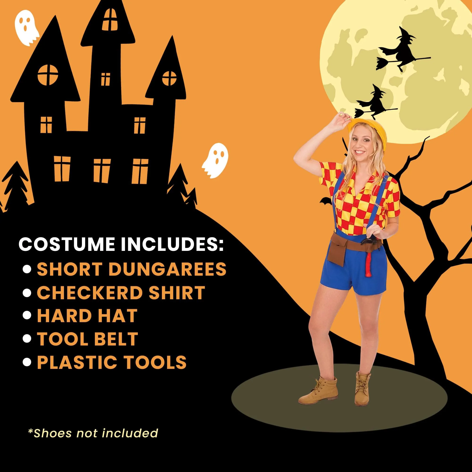 Belinda The Builder Women's Costume - Image 6