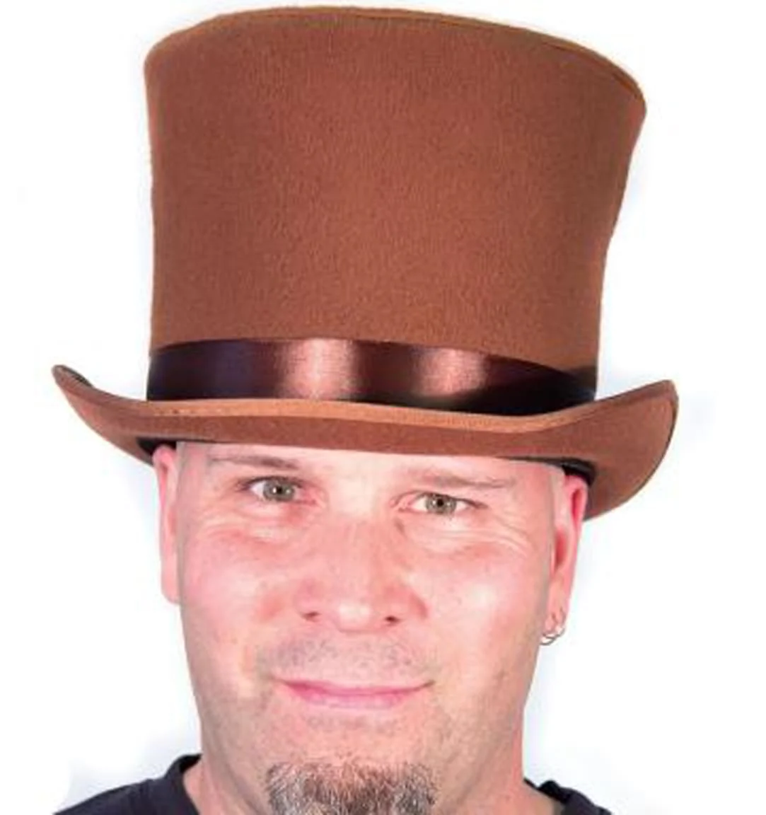 Bell Topper Costume Hat Adult: Brown - Image 3