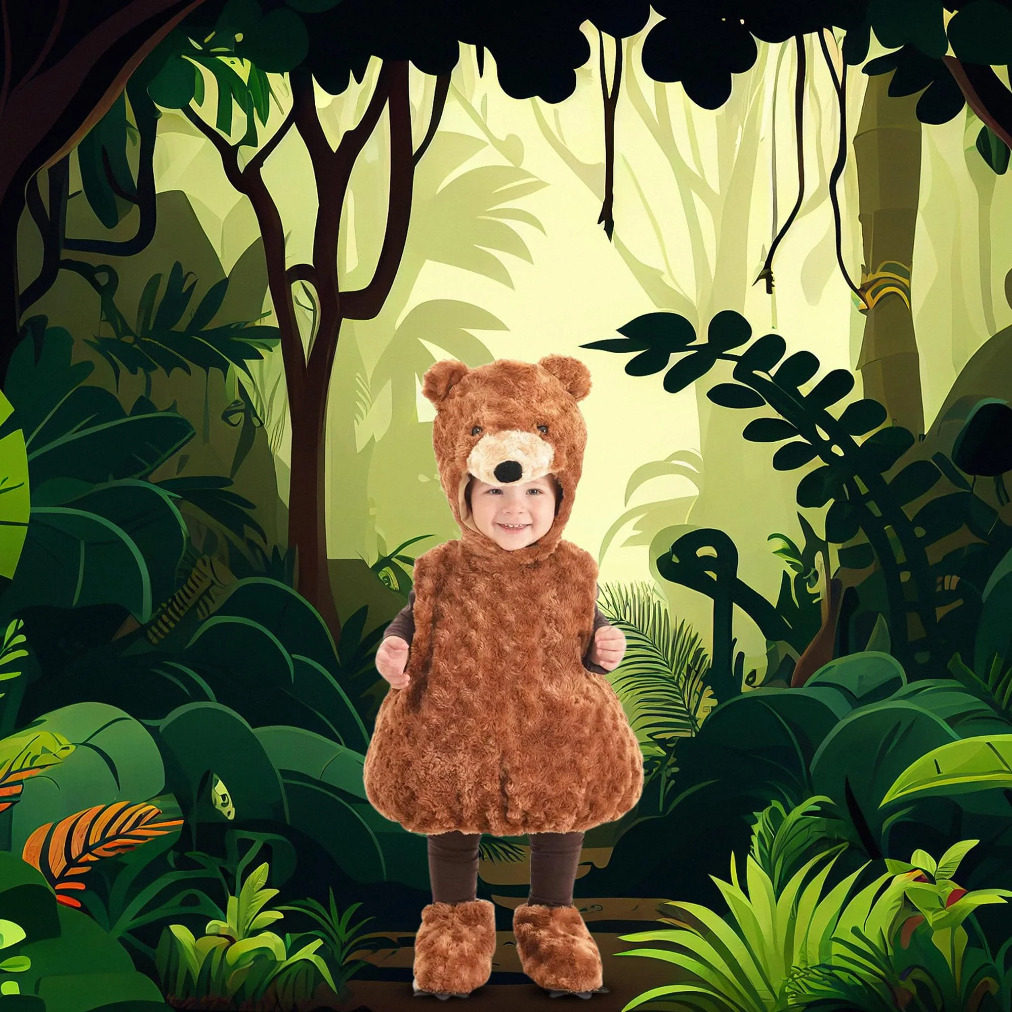 Belly Babies Teddy Bear Costume Child Toddler - Image 3