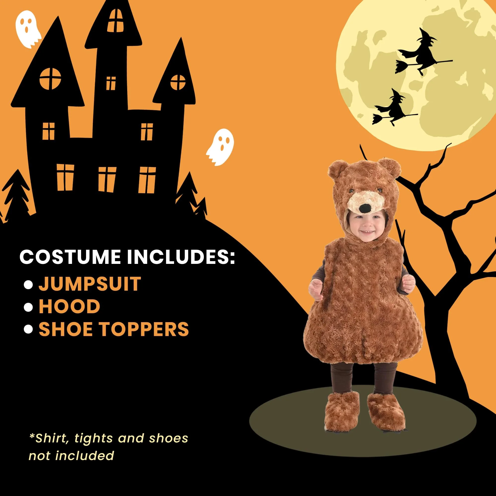 Belly Babies Teddy Bear Costume Child Toddler - Image 5