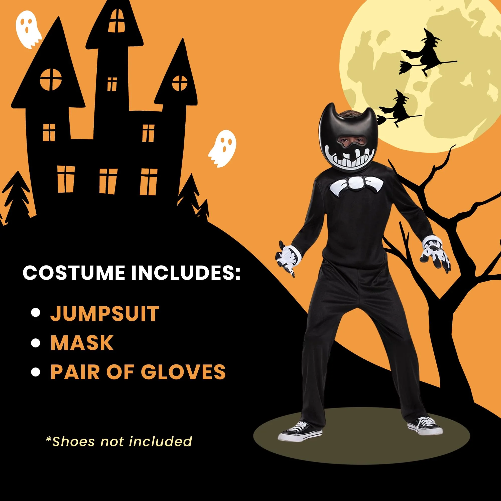 Bendy And The Ink Machine Bendy Classic Boys Costume - Image 5