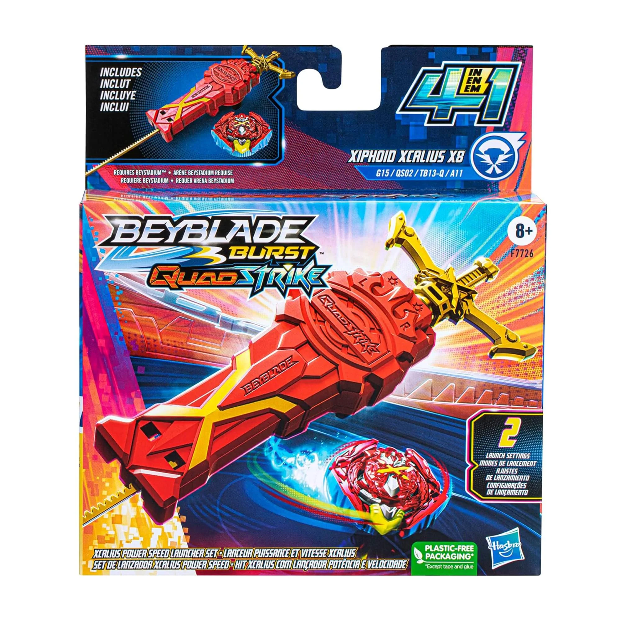 Beyblade Burst QuadStrike Speed Launcher - Image 3