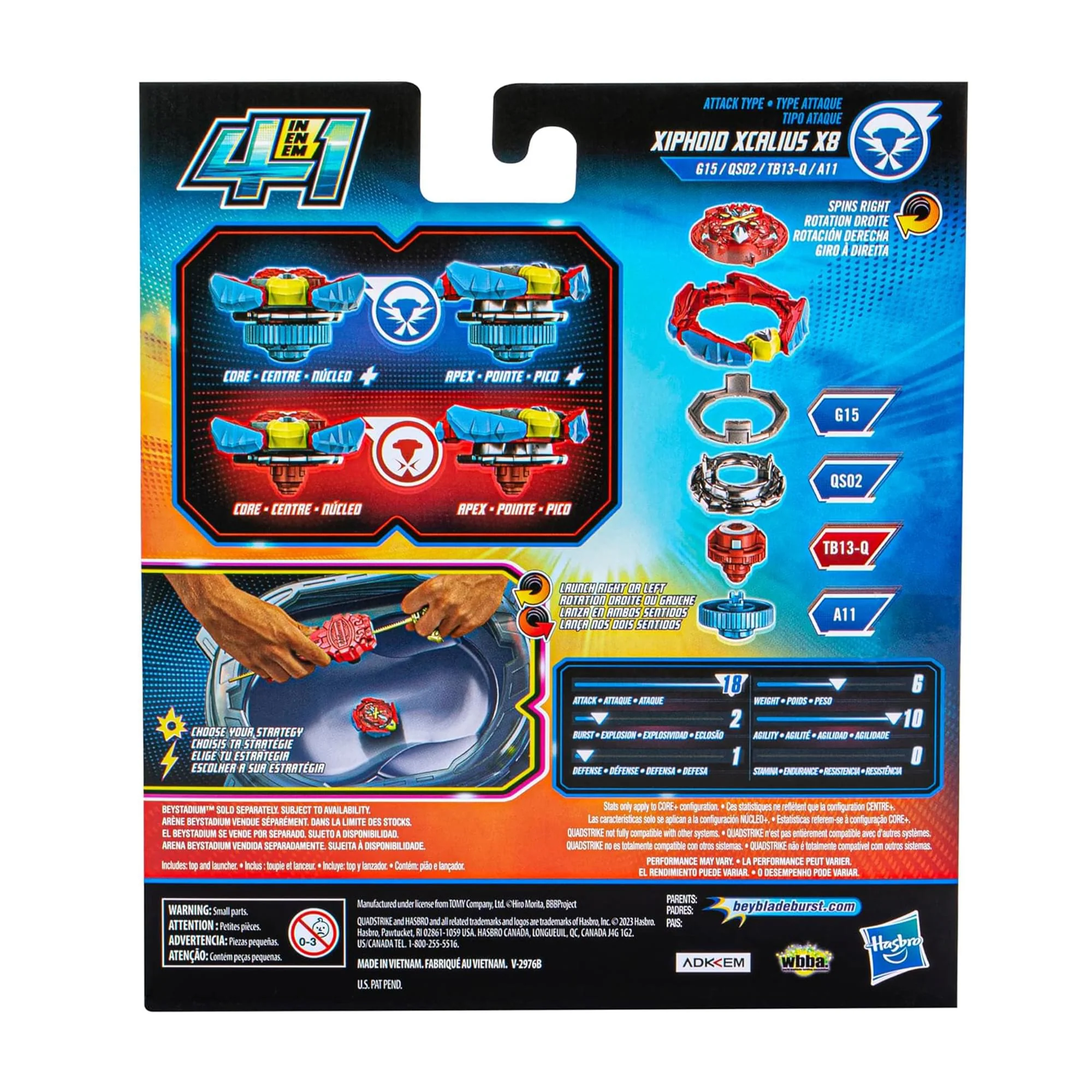 Beyblade Burst QuadStrike Speed Launcher - Image 4