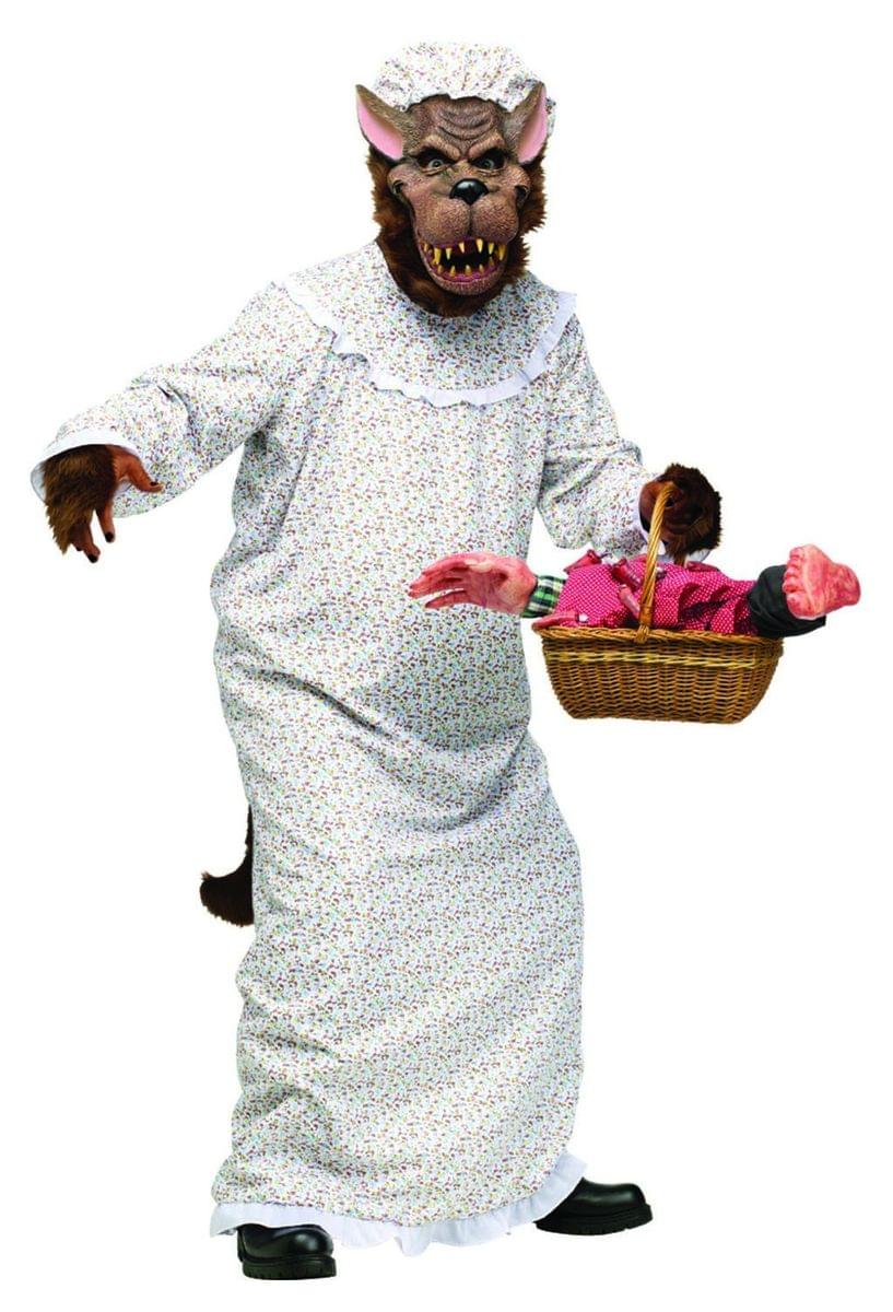 Big Bad Granny Wolf Costume Adult