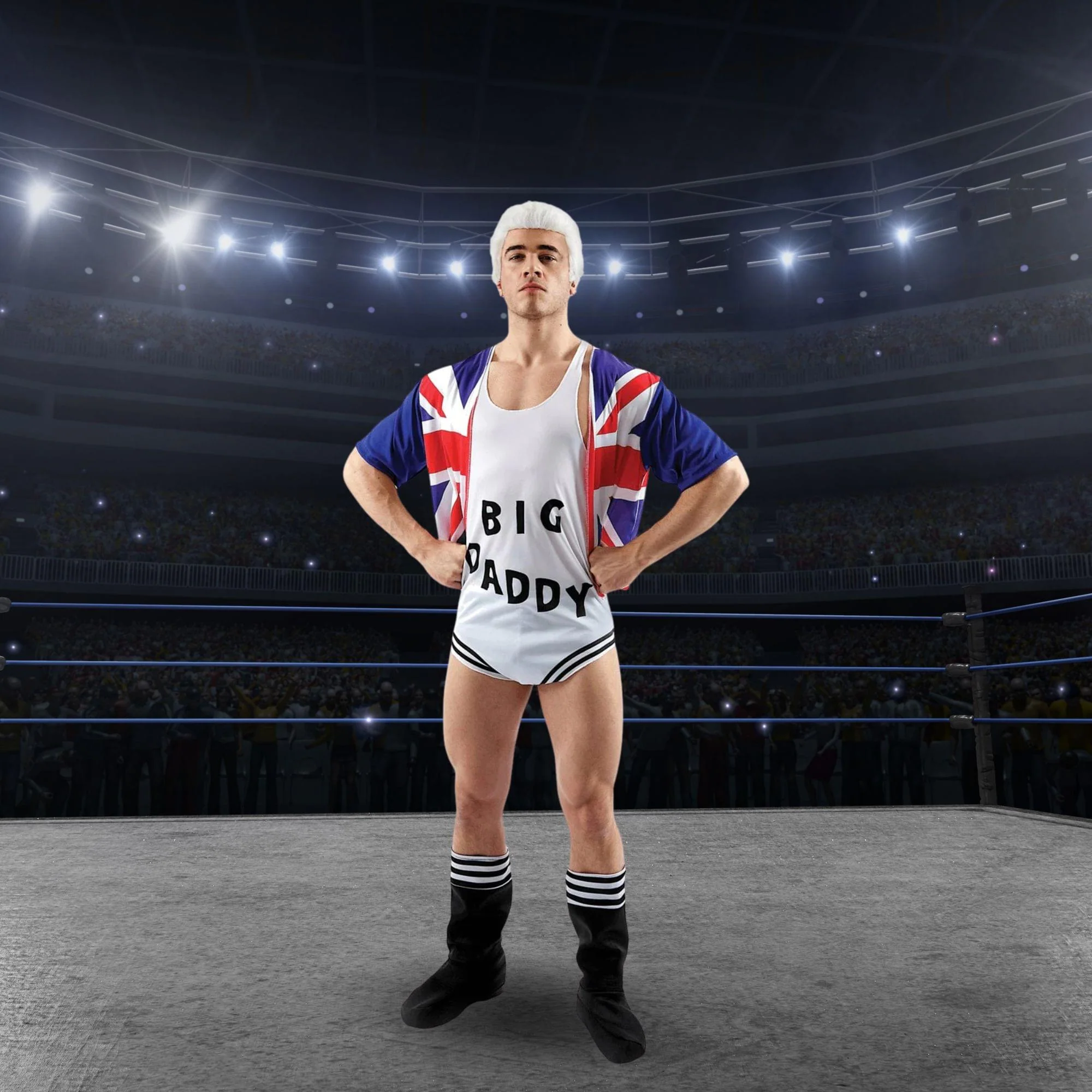 Big Daddy Wrestler Adult Costume - Image 14