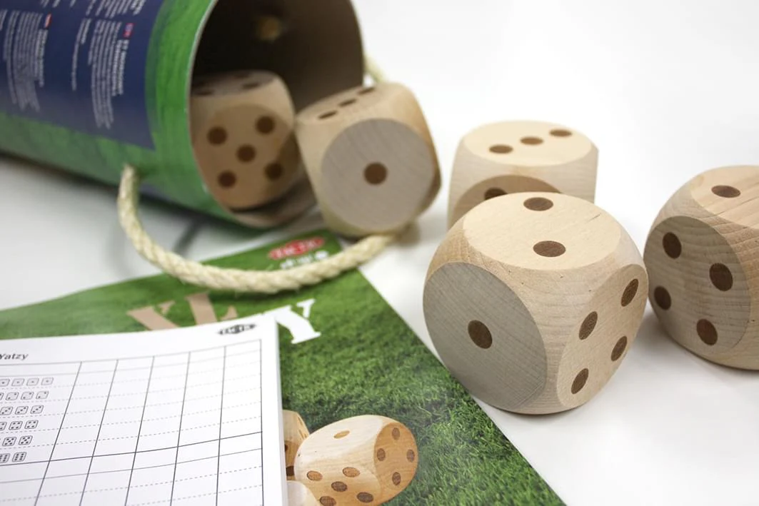 Big Dice | Outdoor Wooden Dice Game | For 2 or More Players - Image 3
