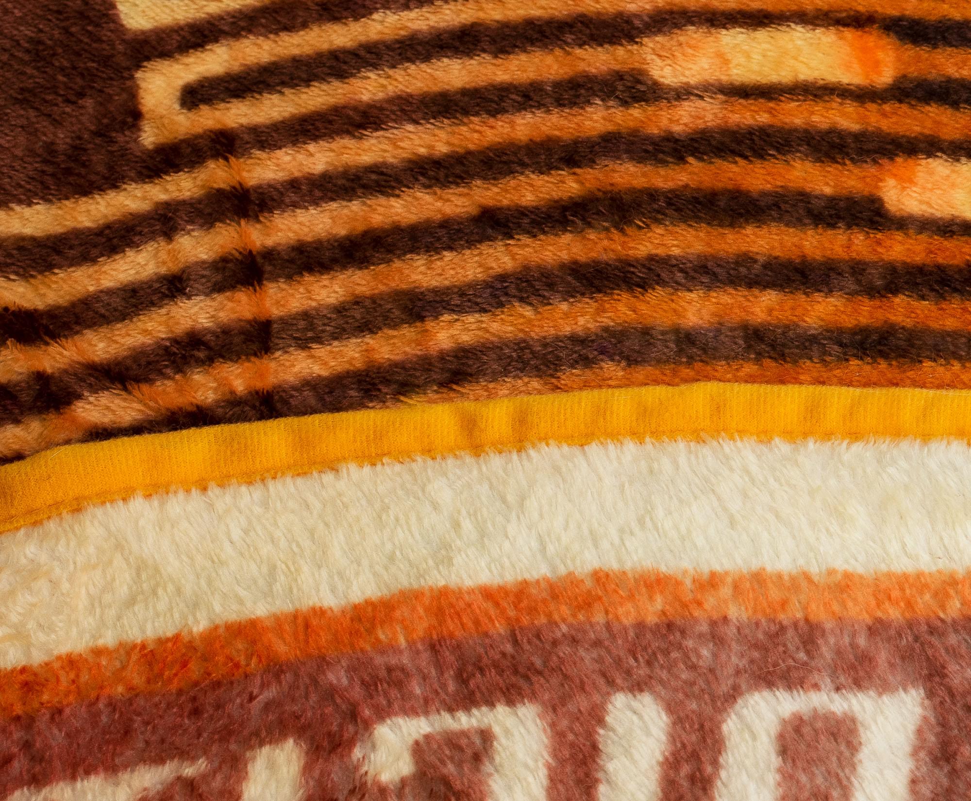 Bitcoin Cryptocurrency Round Fleece Throw Blanket | 60 Inches - Image 2