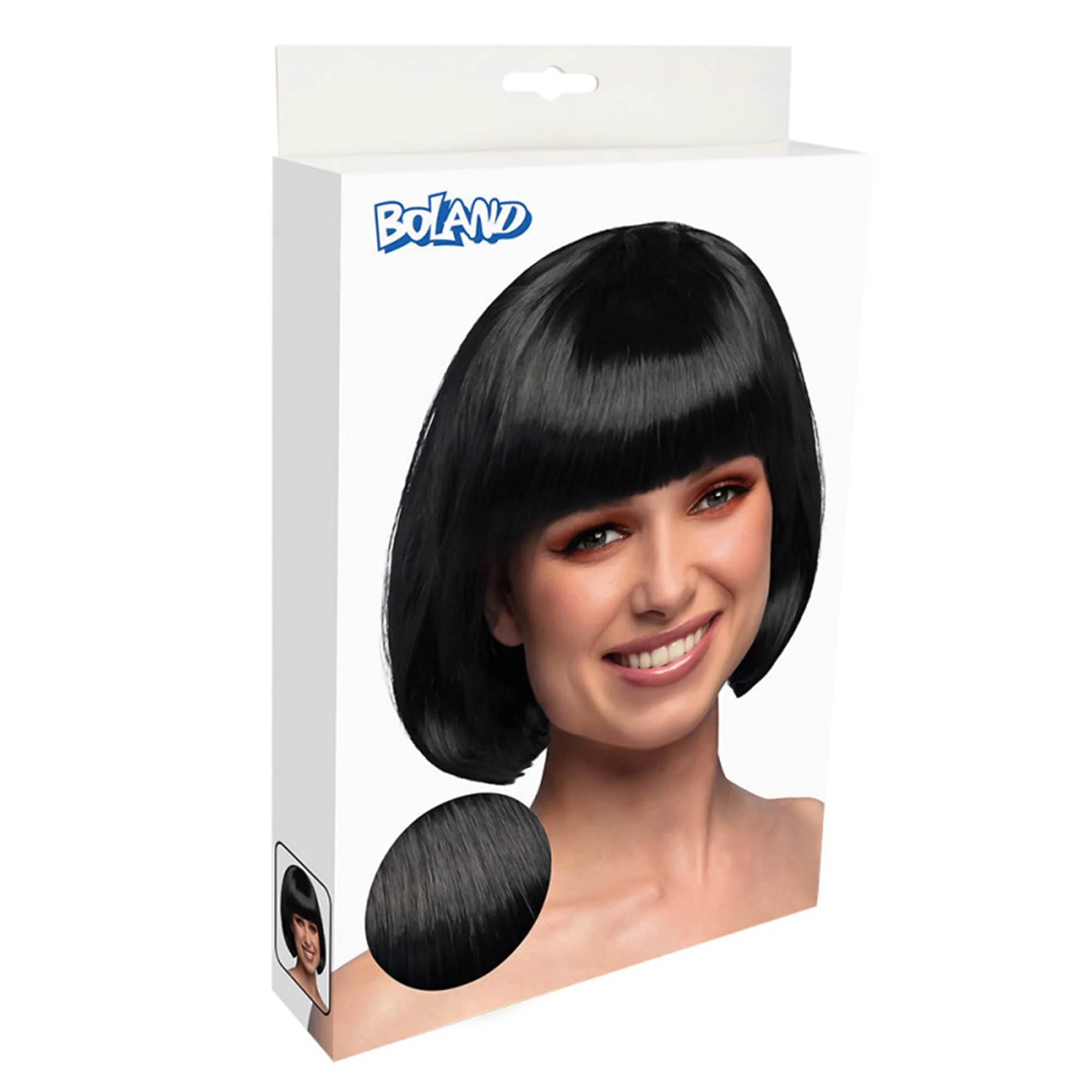 Black Cabaret Adult Costume Wig - Image 2
