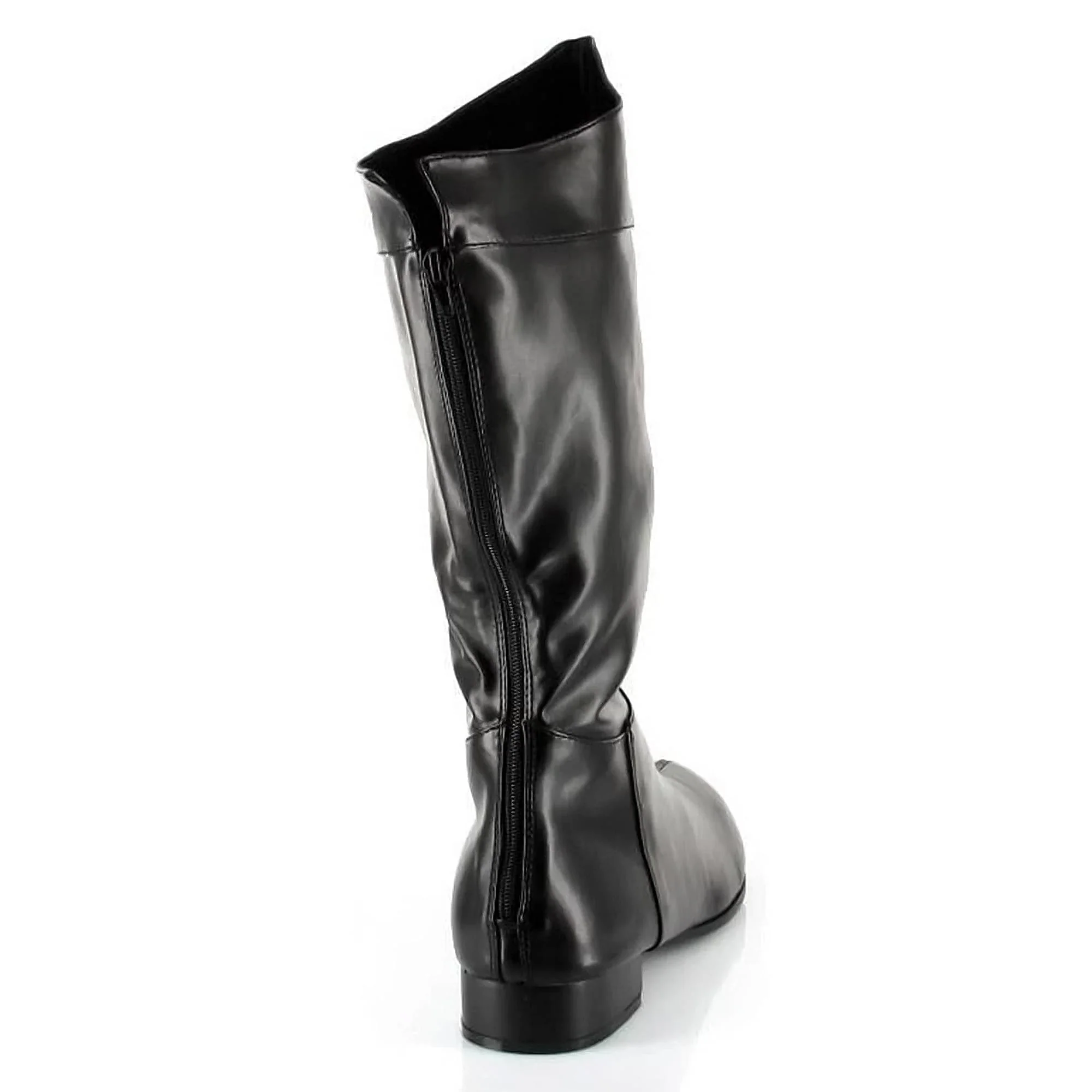 Black Shazam Superhero Mens Costume Boots - Image 11