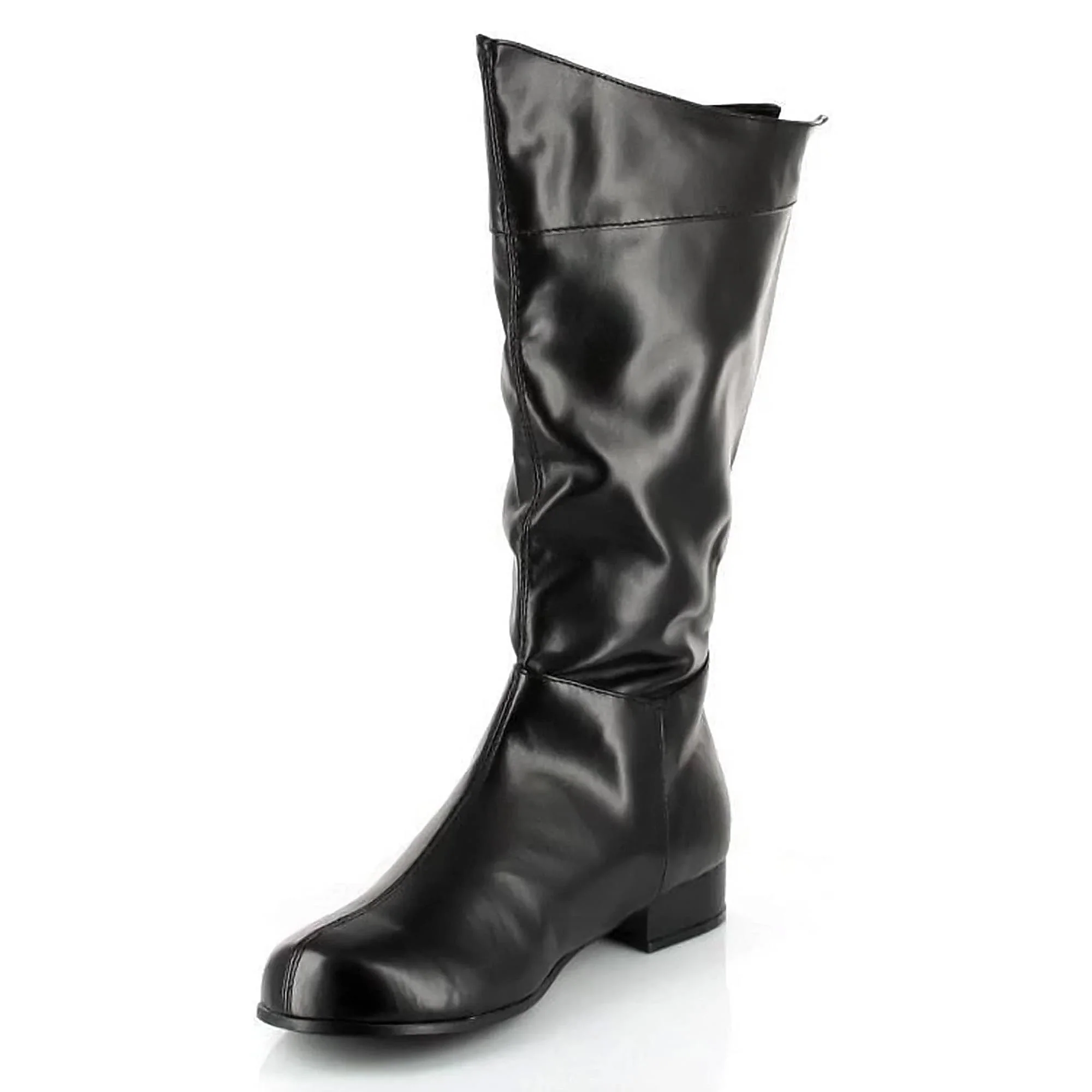 Black Shazam Superhero Mens Costume Boots - Image 12