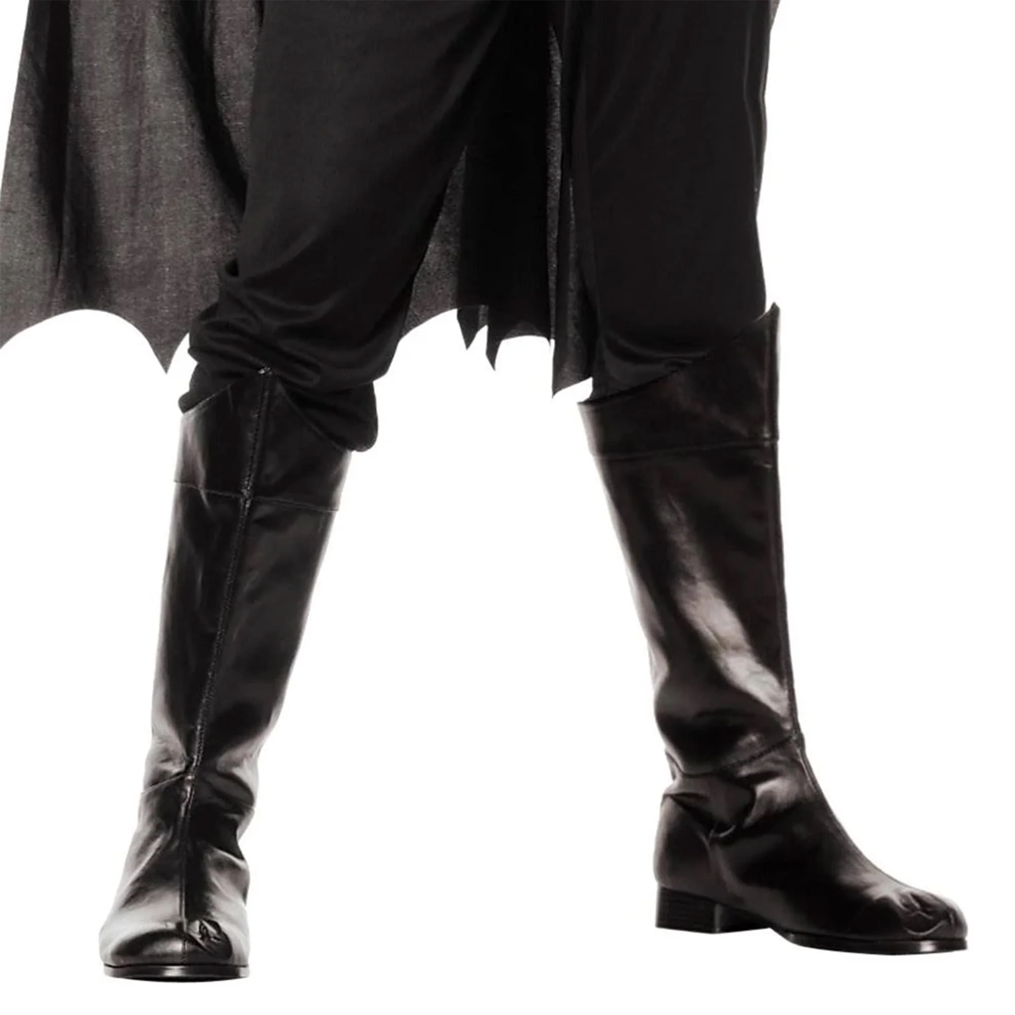 Black Shazam Superhero Mens Costume Boots - Image 5