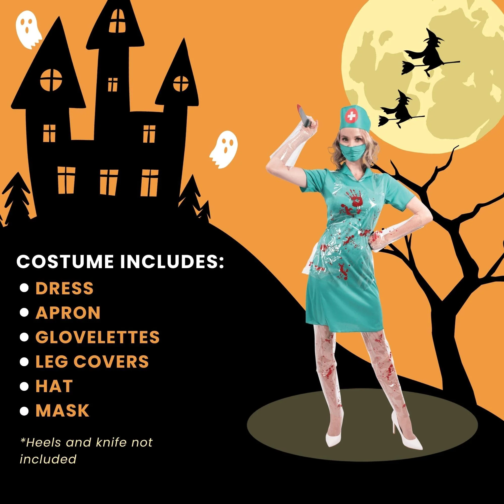 Bloody Horror Nurse Adult Costume - Image 30