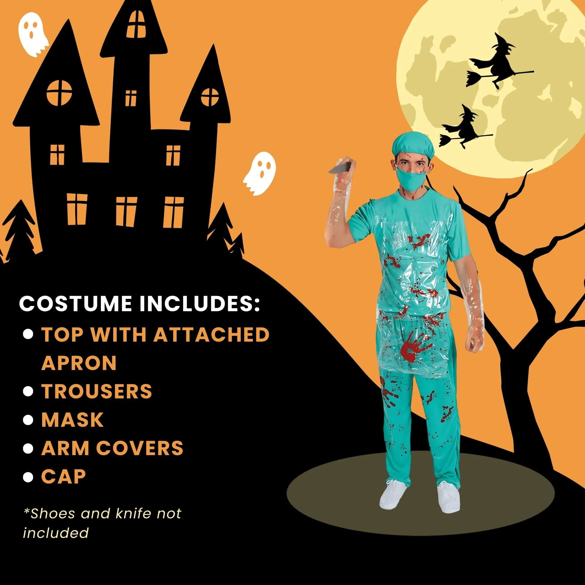 Bloody Horror Surgeon Adult Costume - Image 31