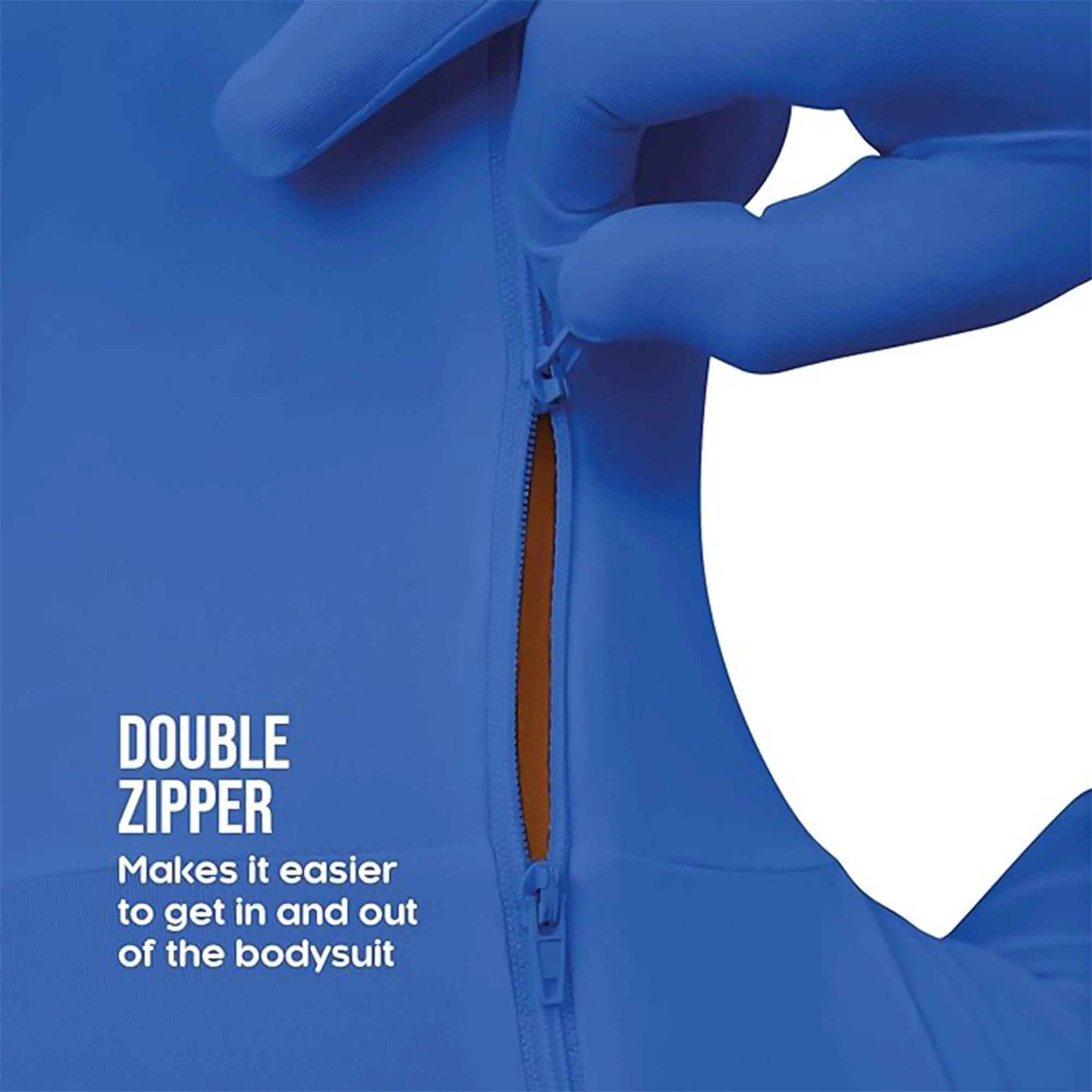 Blue Adult Costume Morphsuit - Image 20