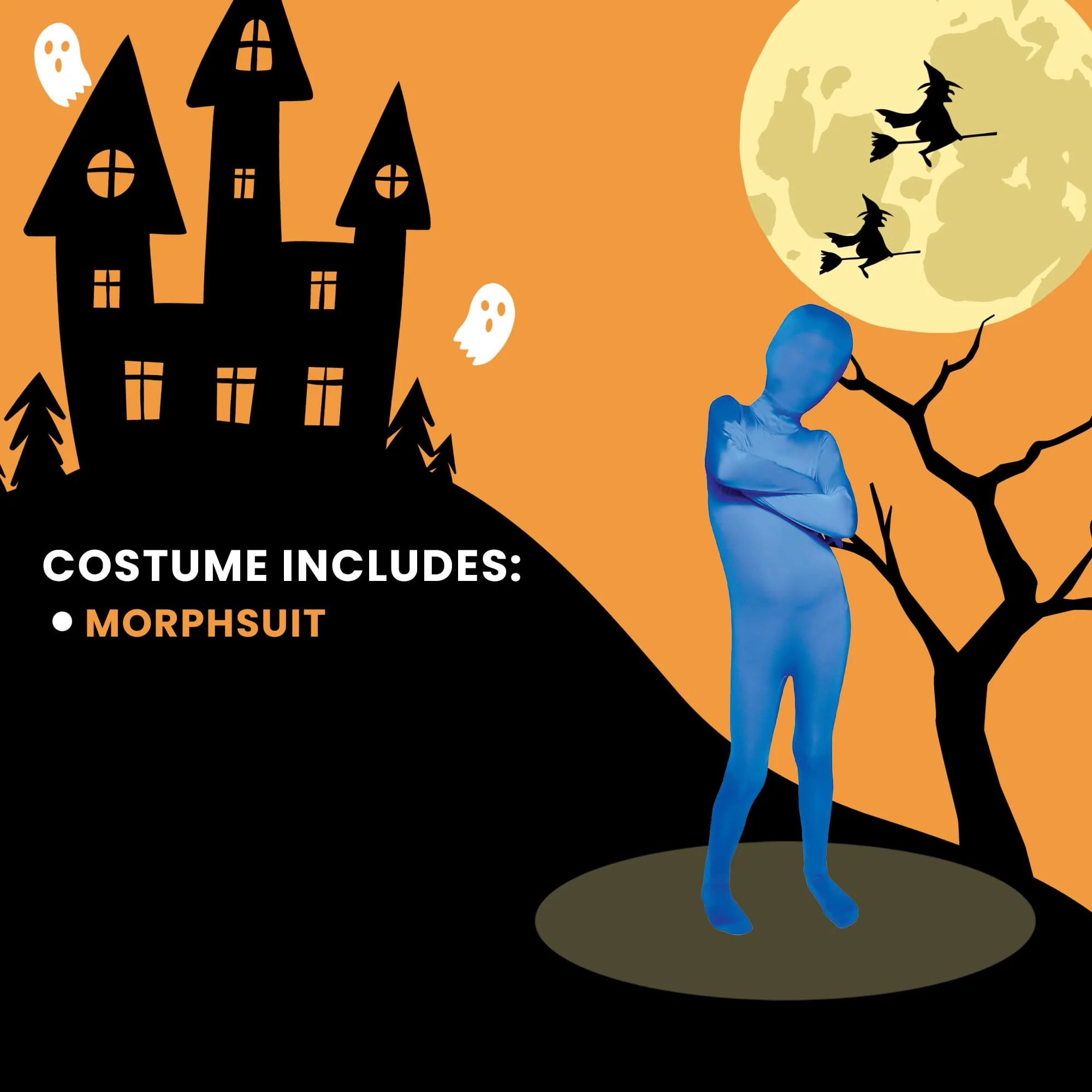 Blue Child Costume Morphsuit - Image 6