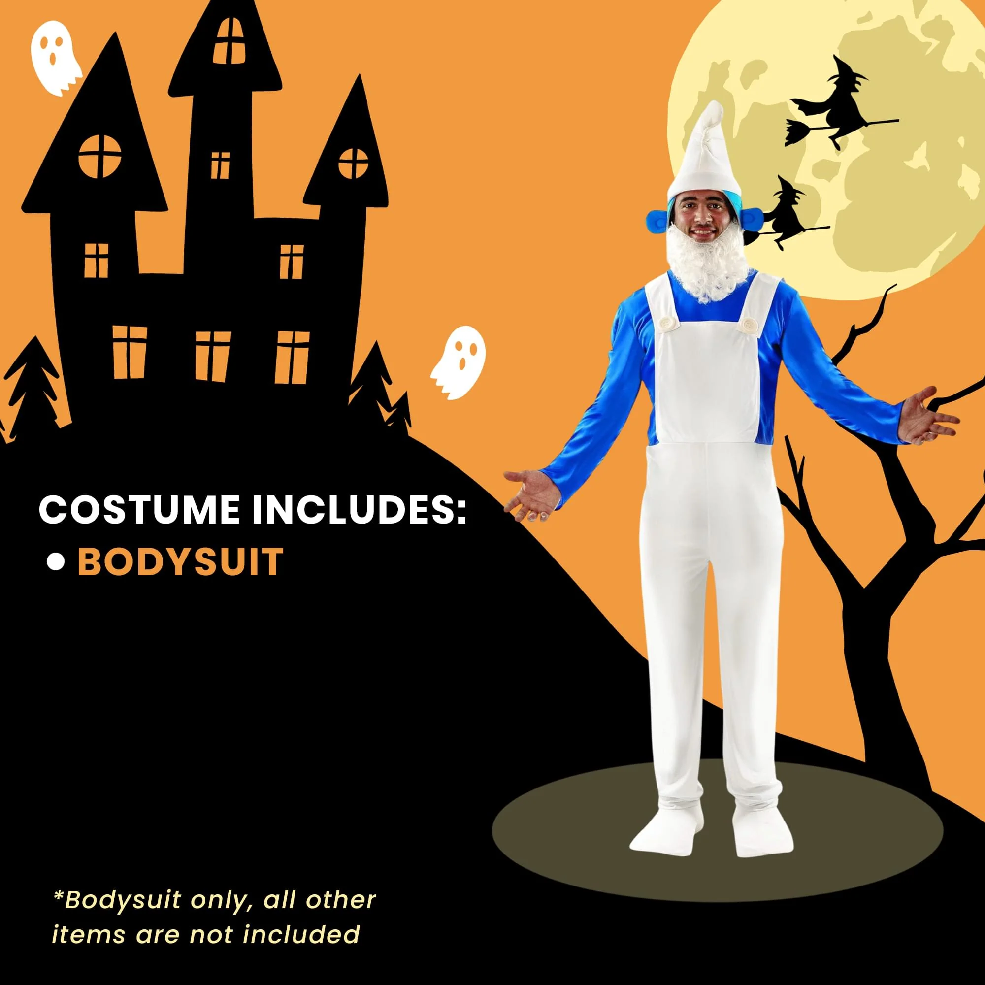 Blue Gnome Adult Costume - Image 13