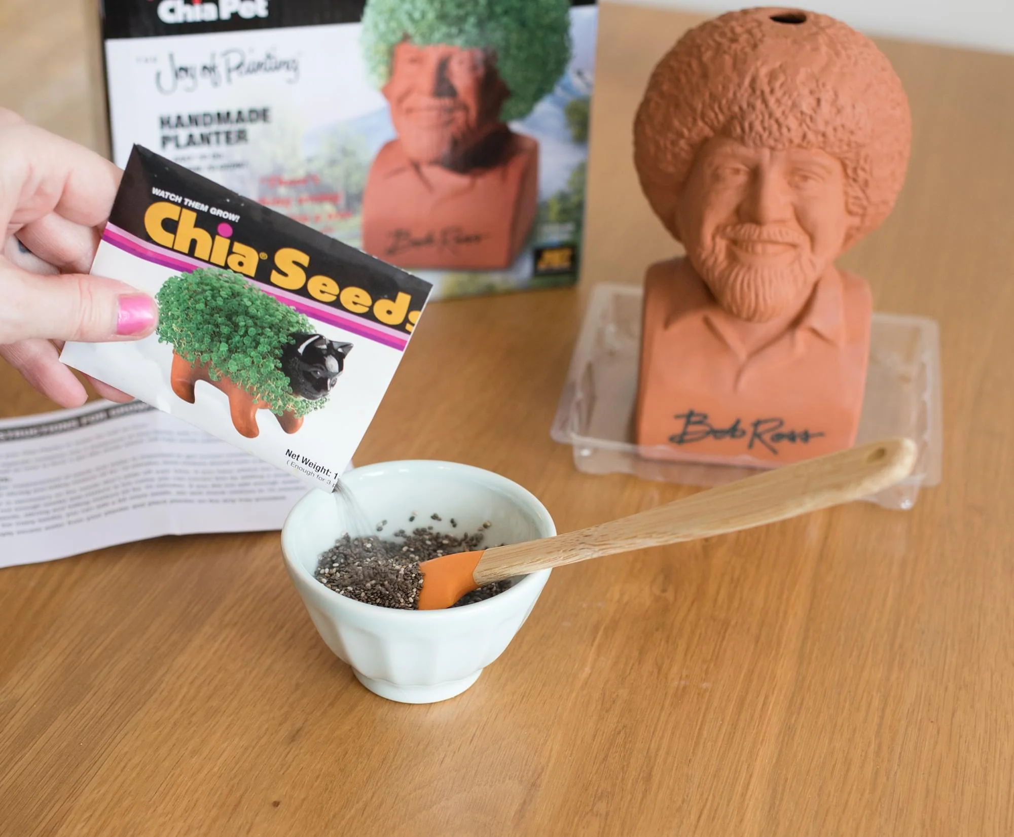 Bob Ross Chia Pet - Image 3