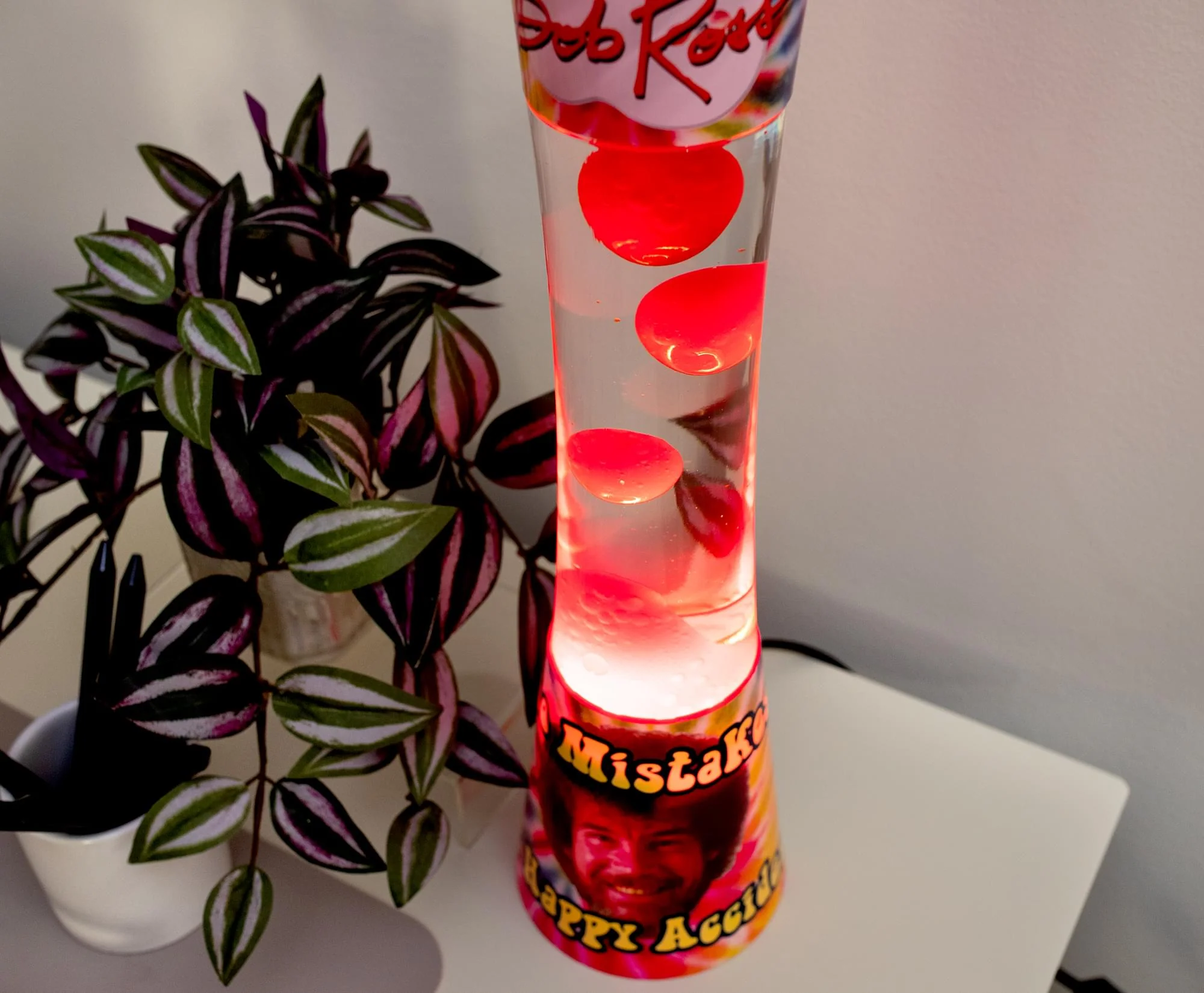 Bob Ross Tie-Dye Motion Mood Light | 16 Inches Tall - Image 6