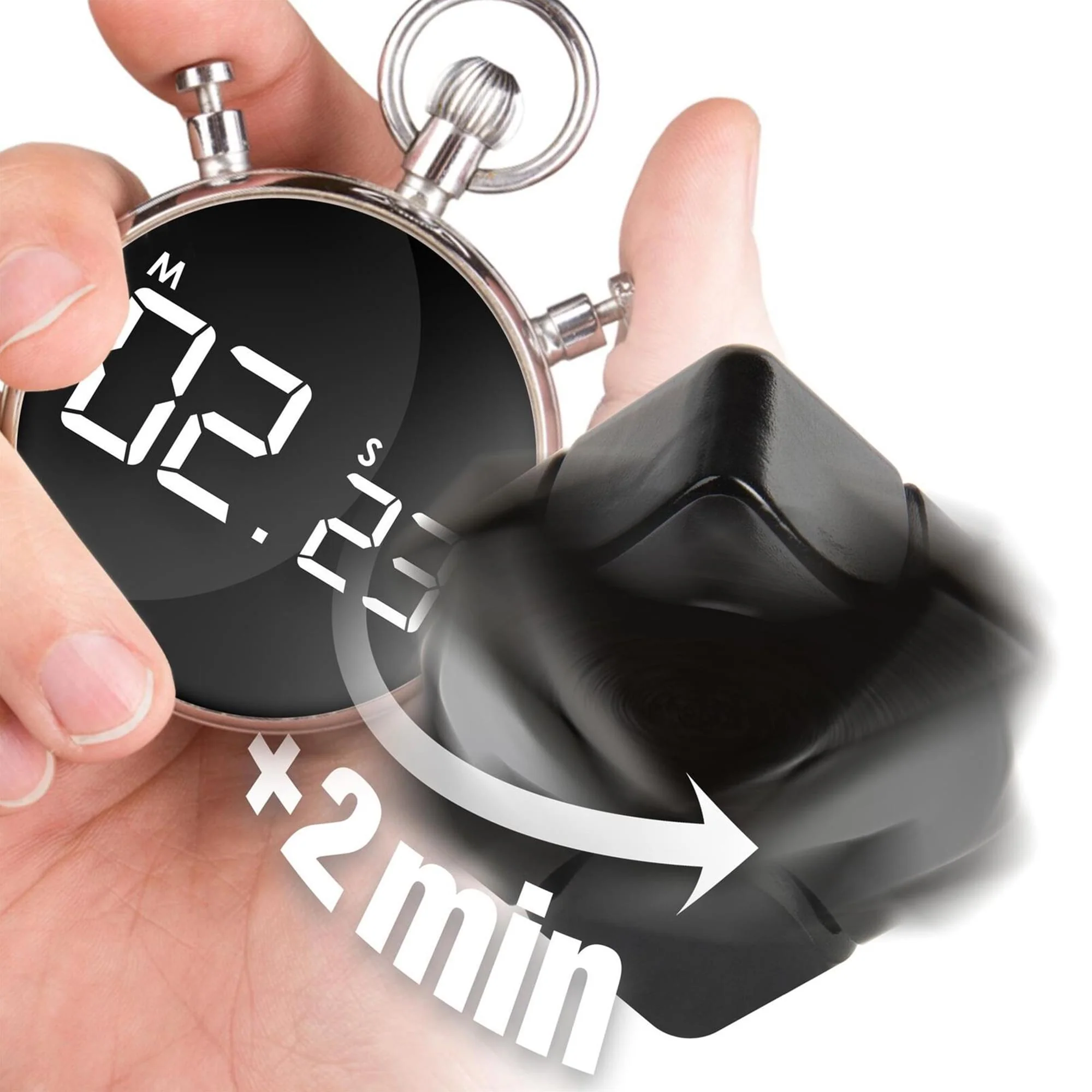 Bopster Fidget Spinner Cube | Black - Image 4
