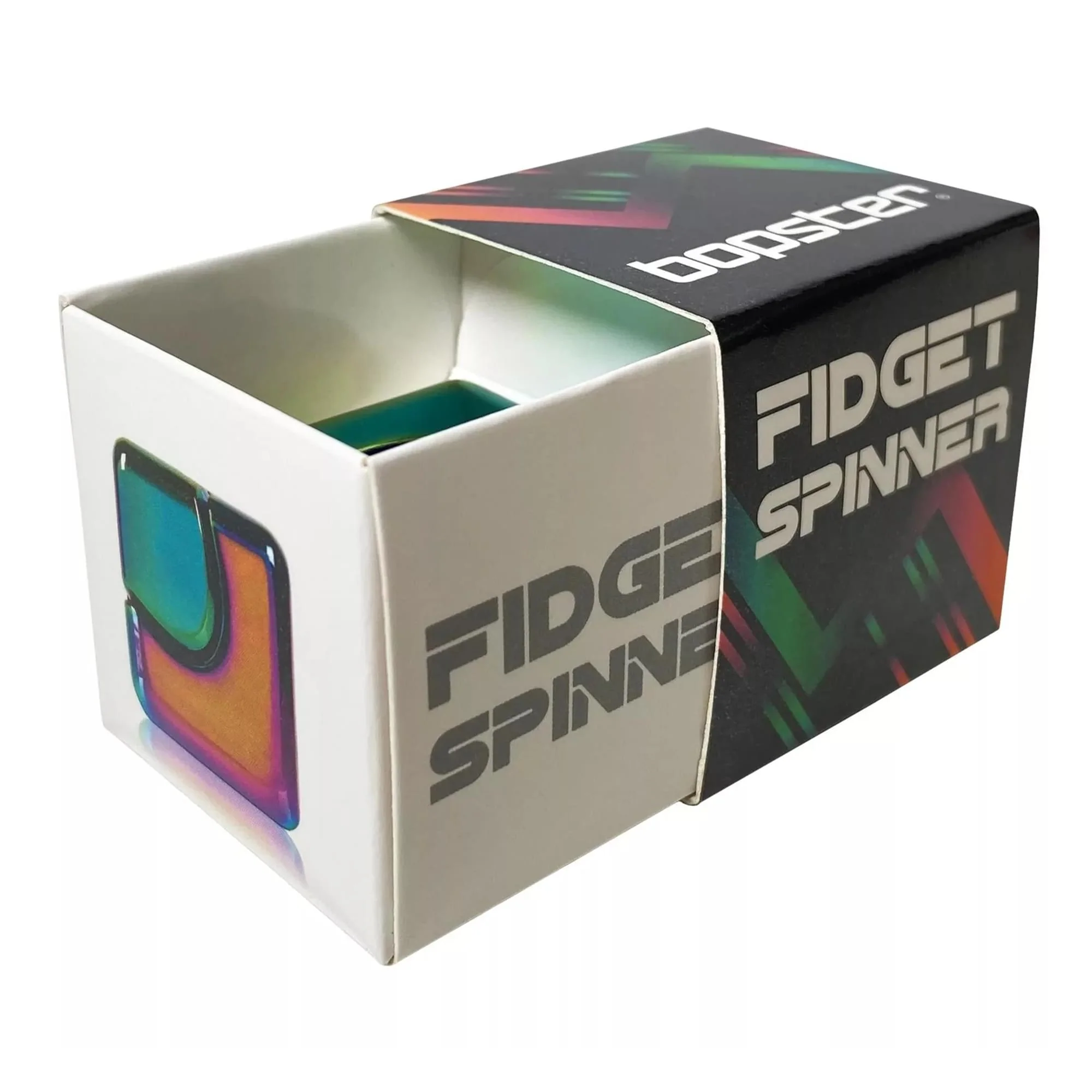 Bopster Fidget Spinner Cube | Multicolored Metallic - Image 7