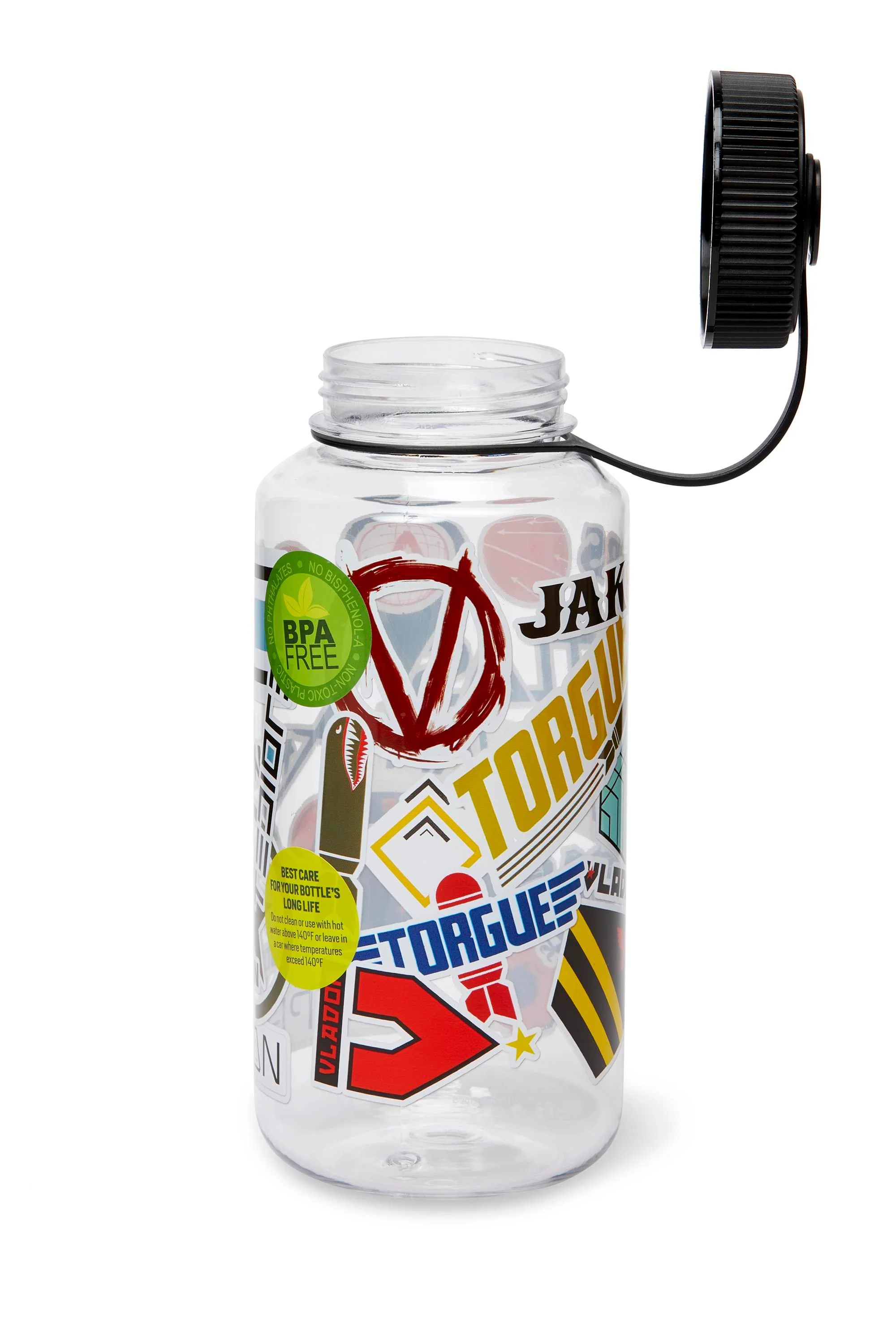 Borderlands Manufacturer Logos Plastic Water Bottle - 32-Ounces - Image 2