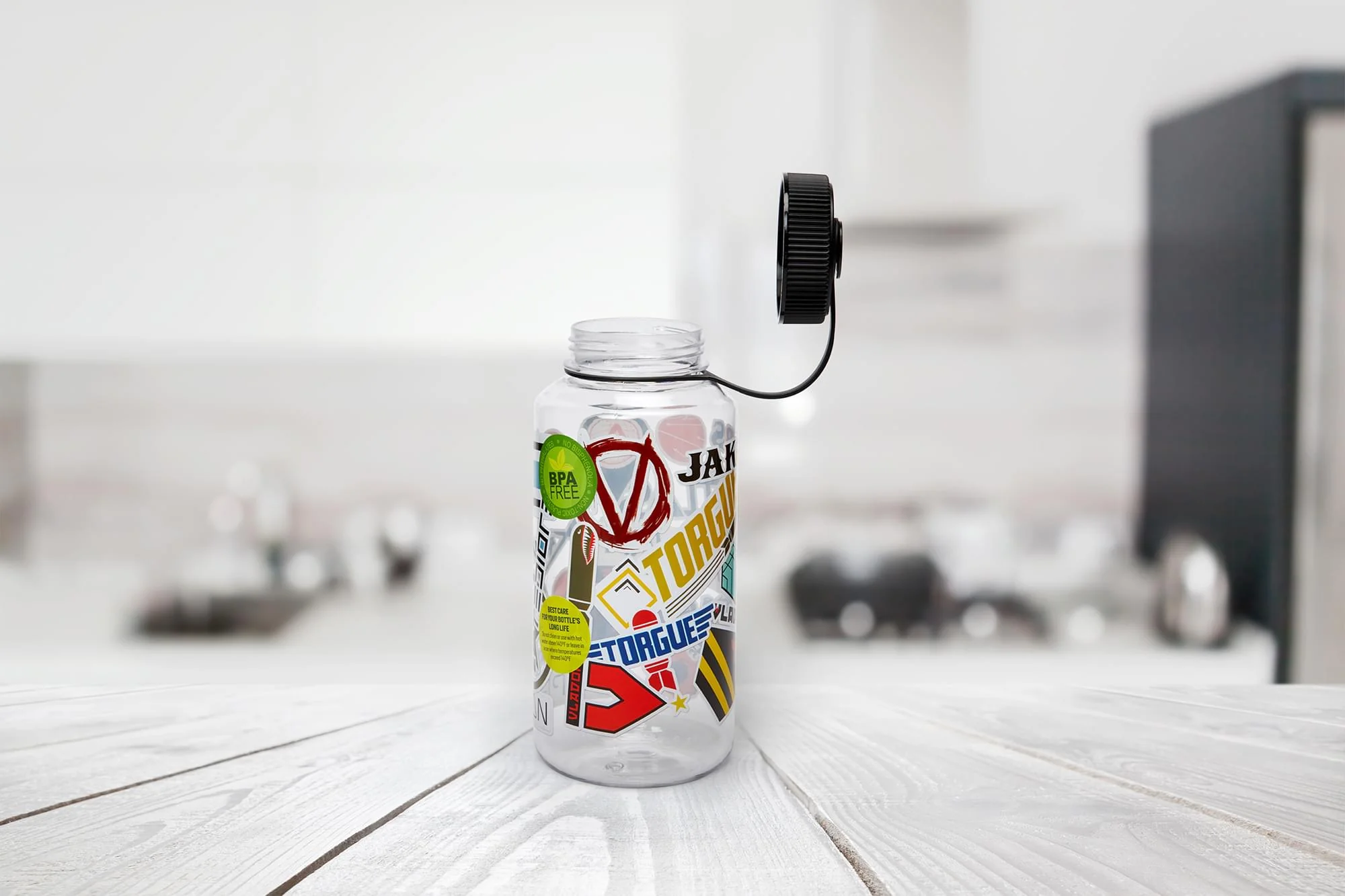 Borderlands Manufacturer Logos Plastic Water Bottle - 32-Ounces - Image 5