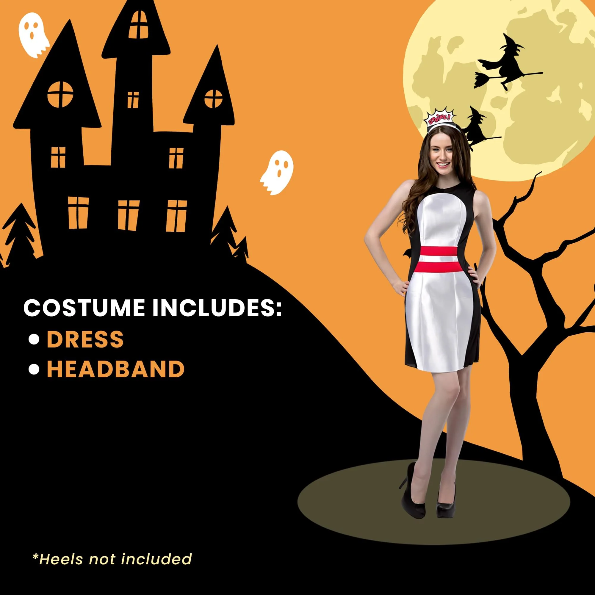 Bowling Pin Adult Costume Dress - Image 11