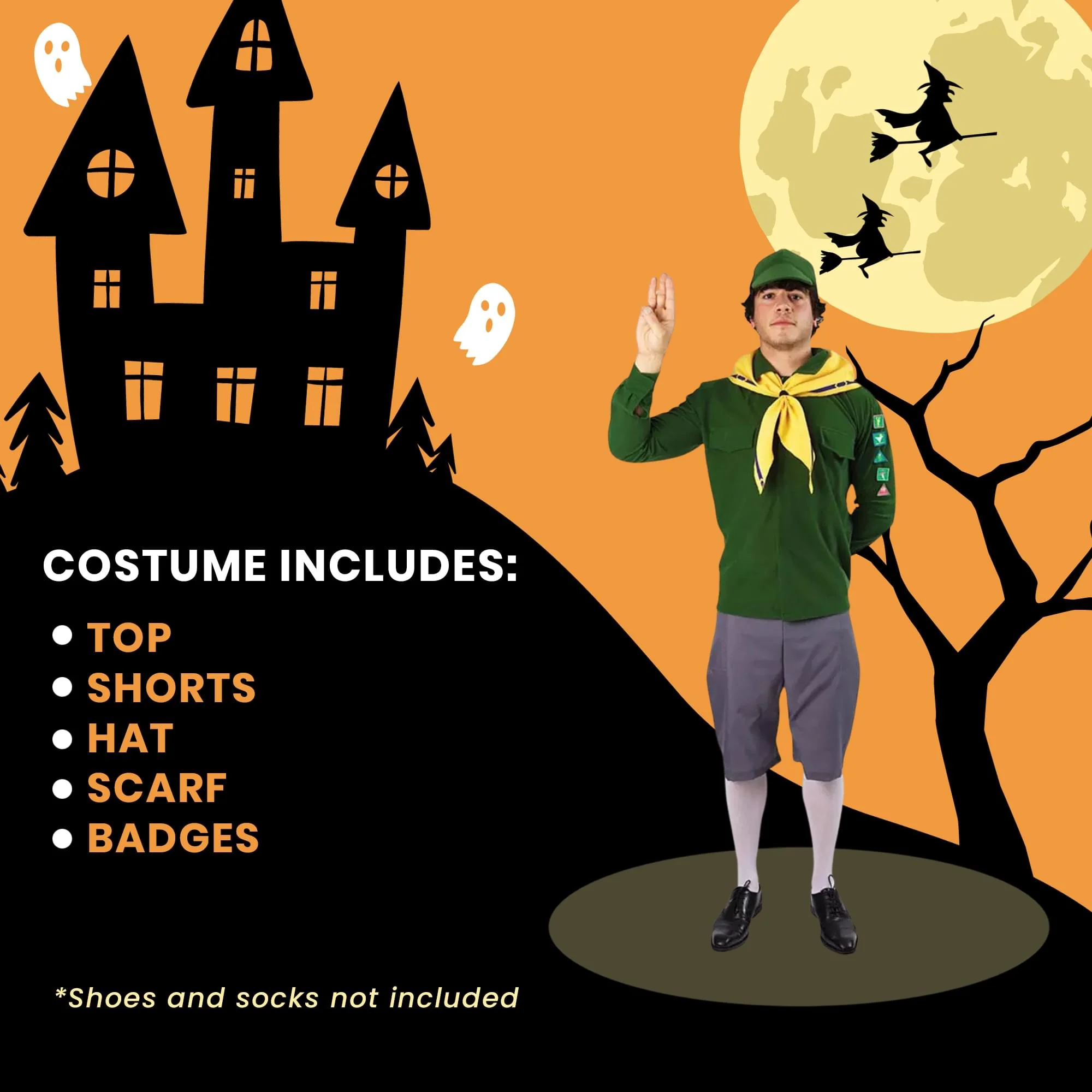 Boy Scout Adult Costume - Image 5