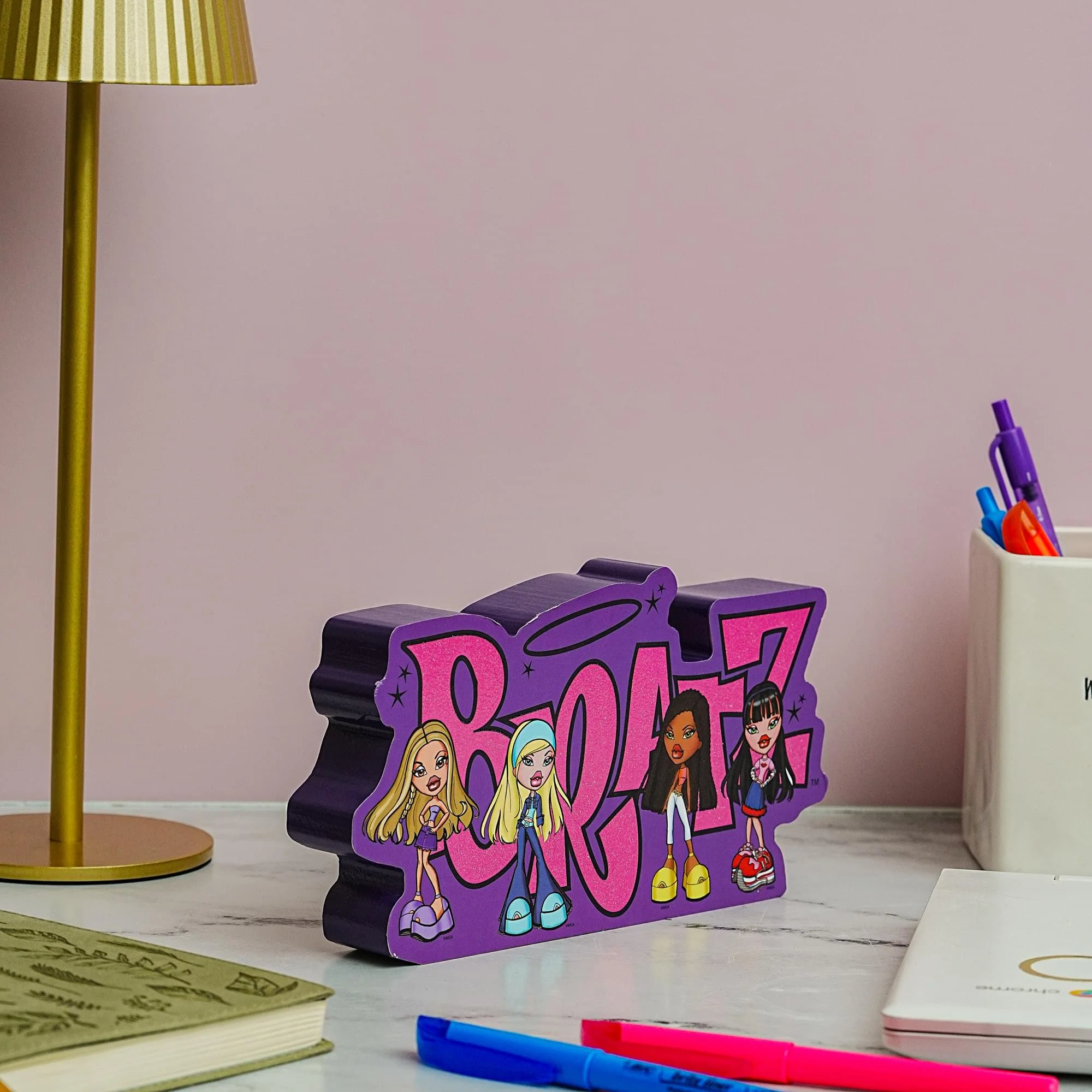 Bratz Squad Die-Cut Wooden Wall Art | 9 x 4 Inches - Image 4