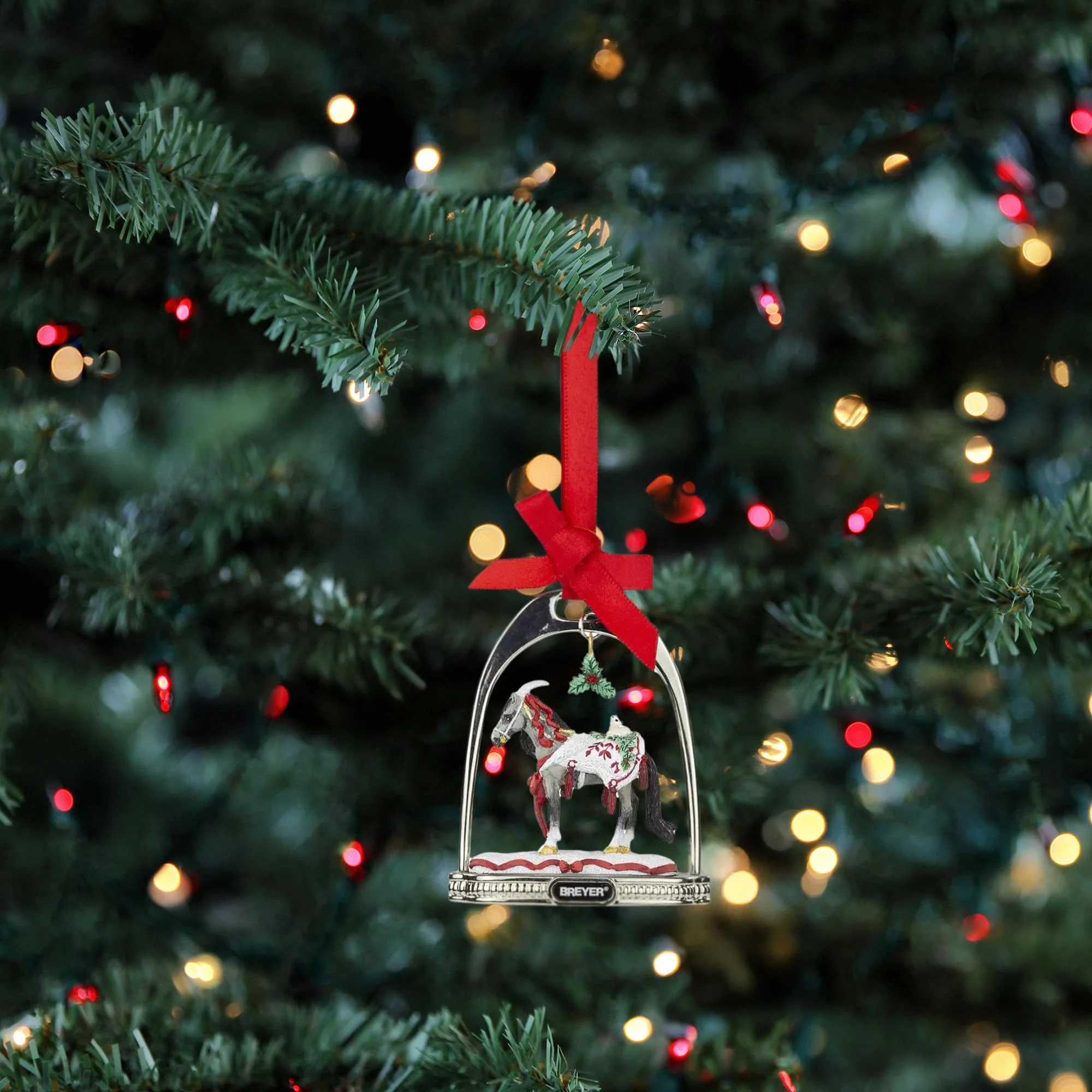Breyer 2021 Holiday Stirrup Ornament | Arctic Grandeur - Image 3