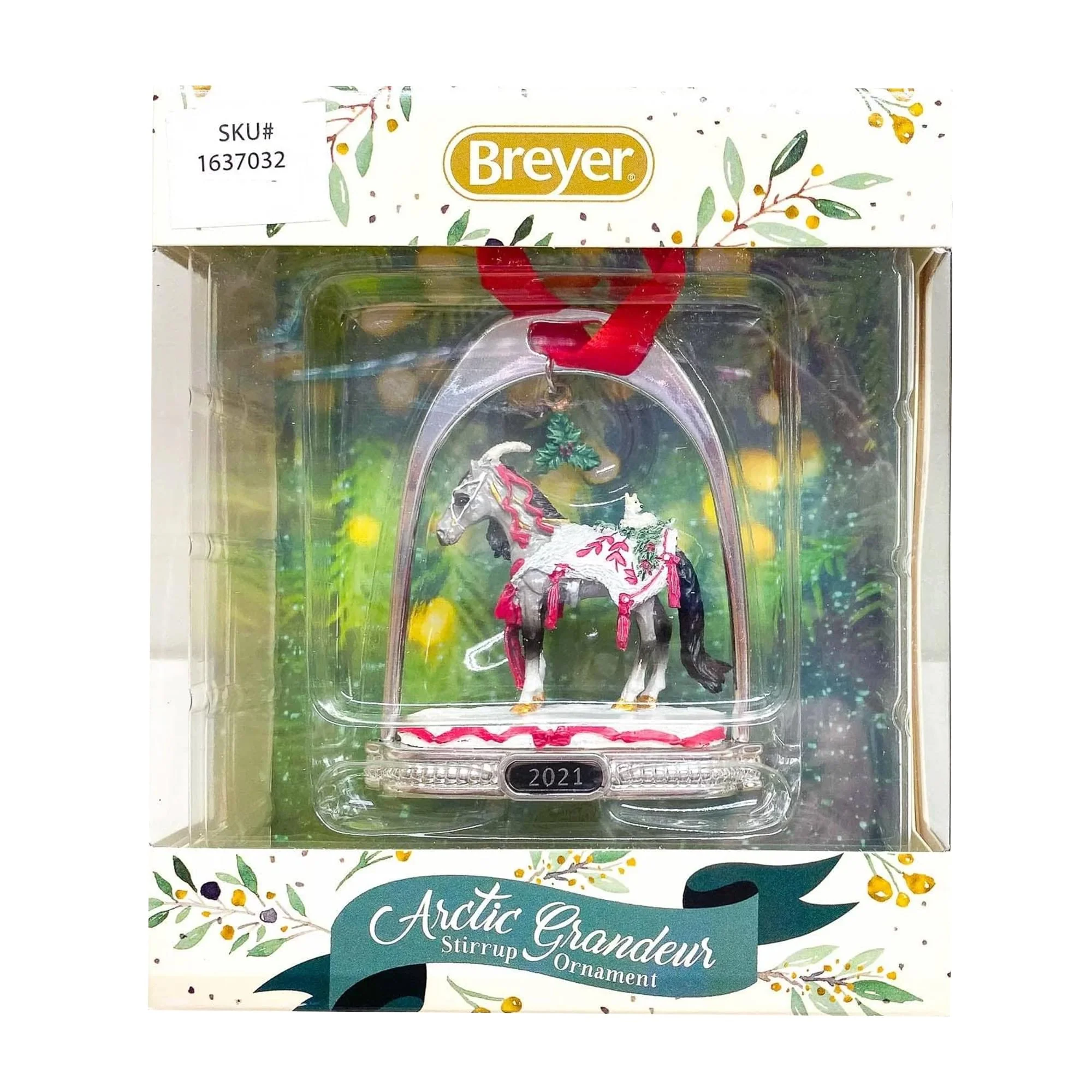 Breyer 2021 Holiday Stirrup Ornament | Arctic Grandeur - Image 4