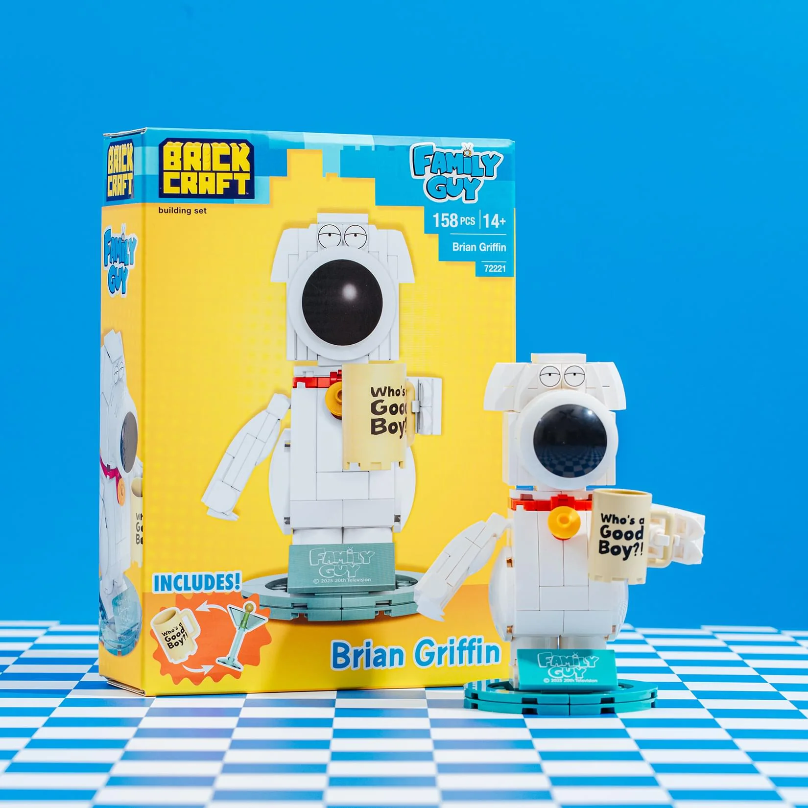Brickcraft Family Guy Brian Griffin 158-Piece Building Kit - Image 2