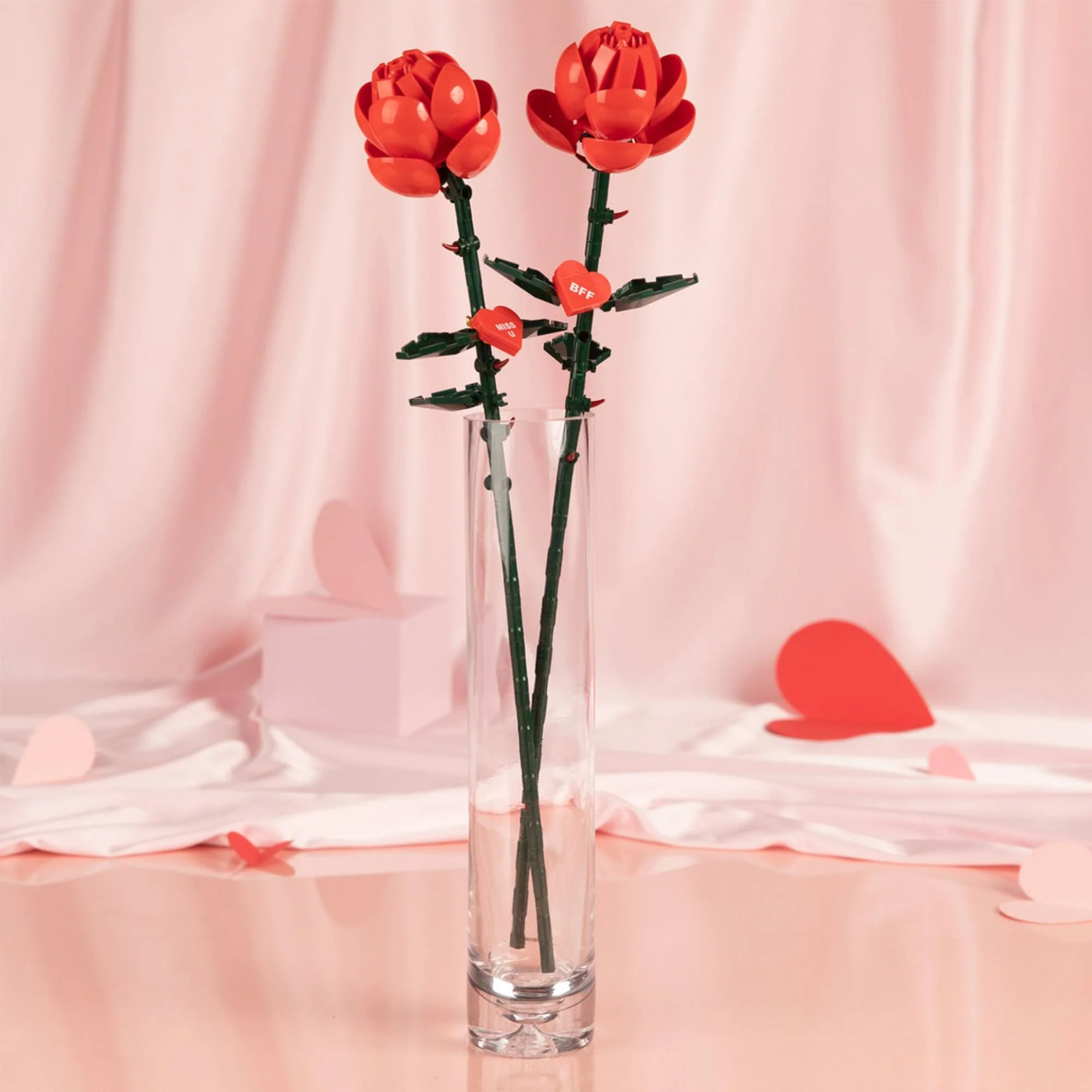 Bricktanicals Long Stem Red Rose 102 Pieces Building Set - Image 5