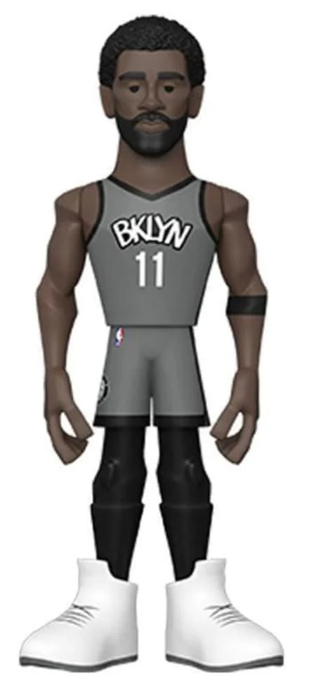 Brooklyn Nets NBA Funko Gold 5 Inch Vinyl Figure | Kyrie Irving - Image 2