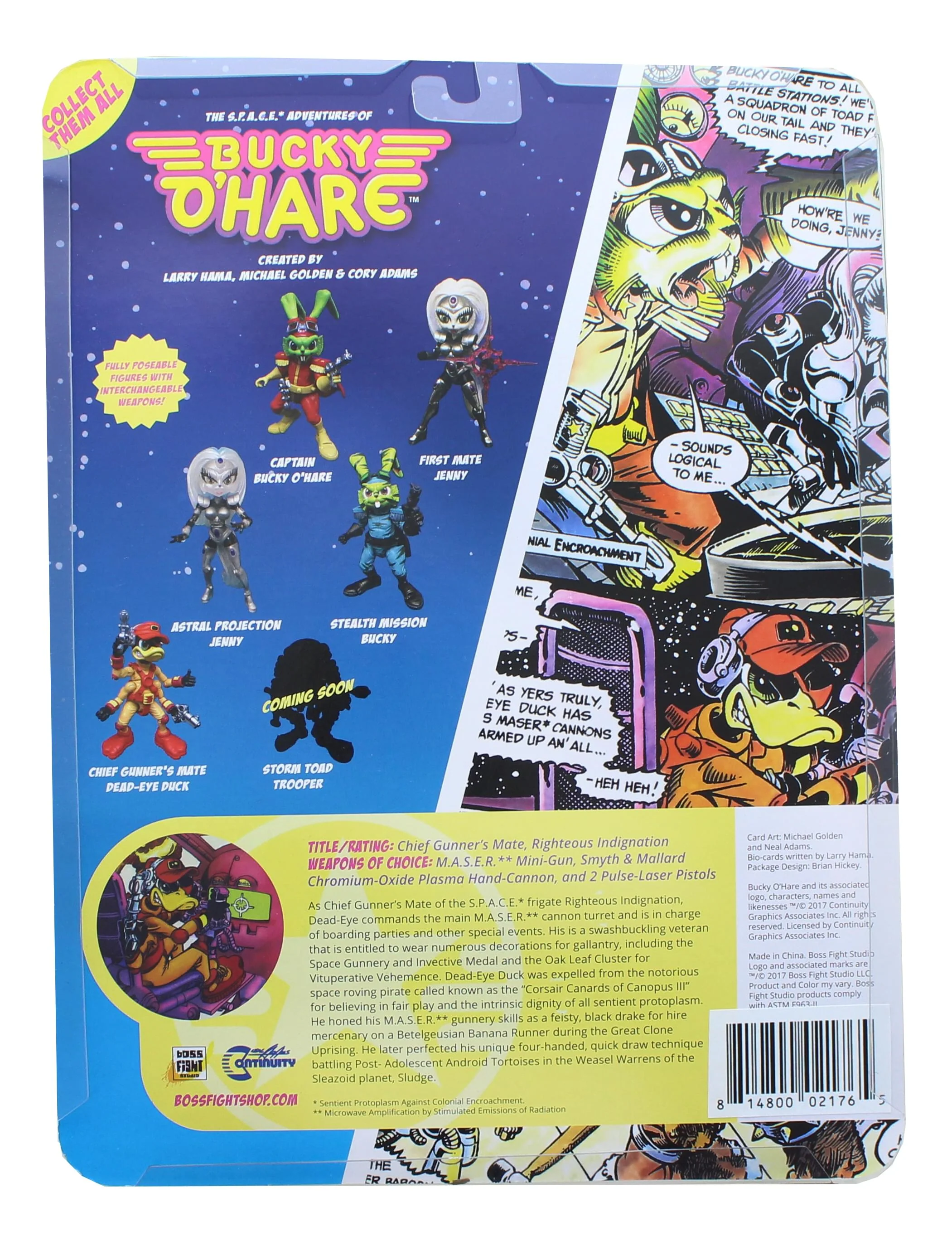 Bucky O Hare Wave 2 Action Figure | Dead-Eye Duck - Image 2