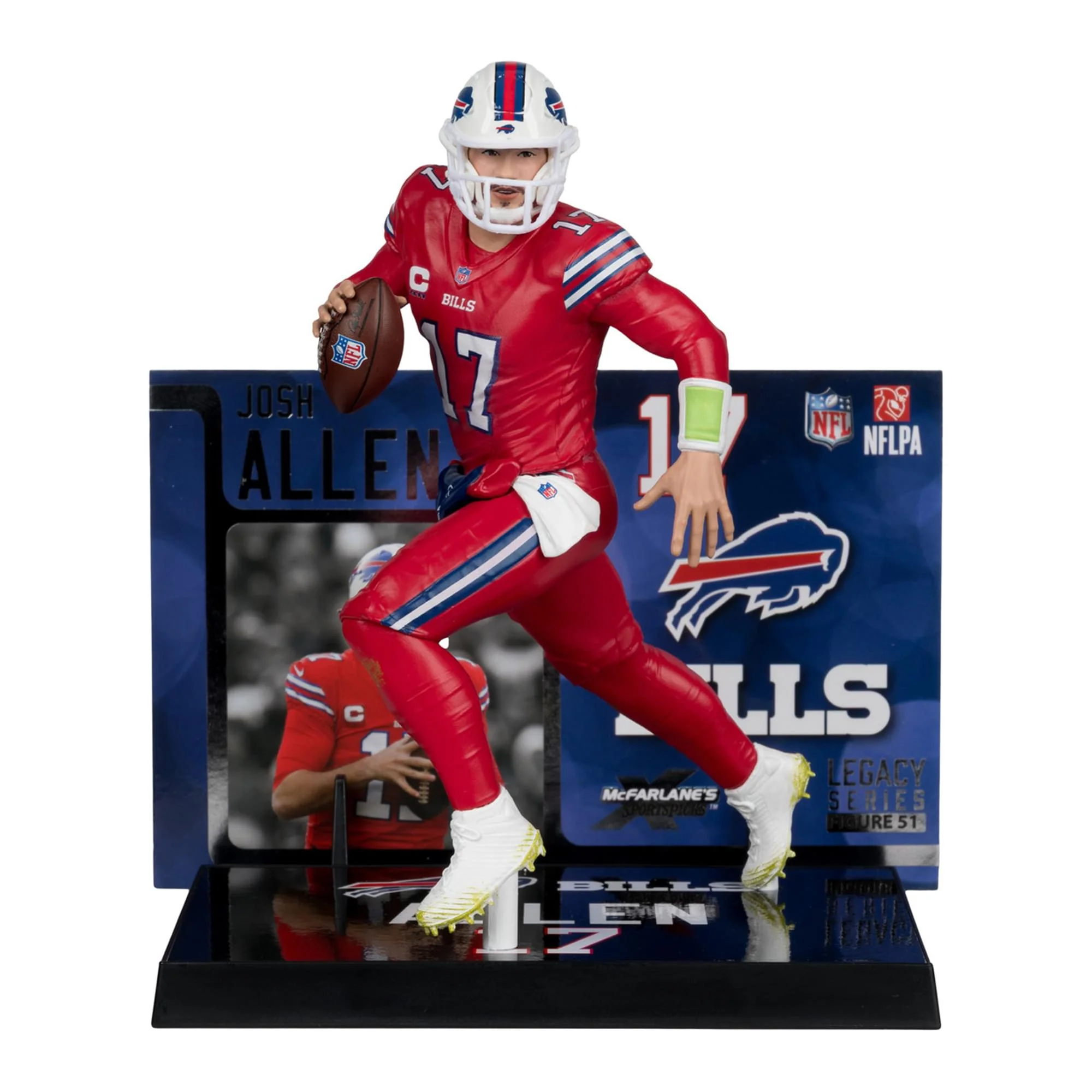 Buffalo Bills NFL 7 Inch Posed Figure | Josh Allen (Color Rush Jersey) - Image 4